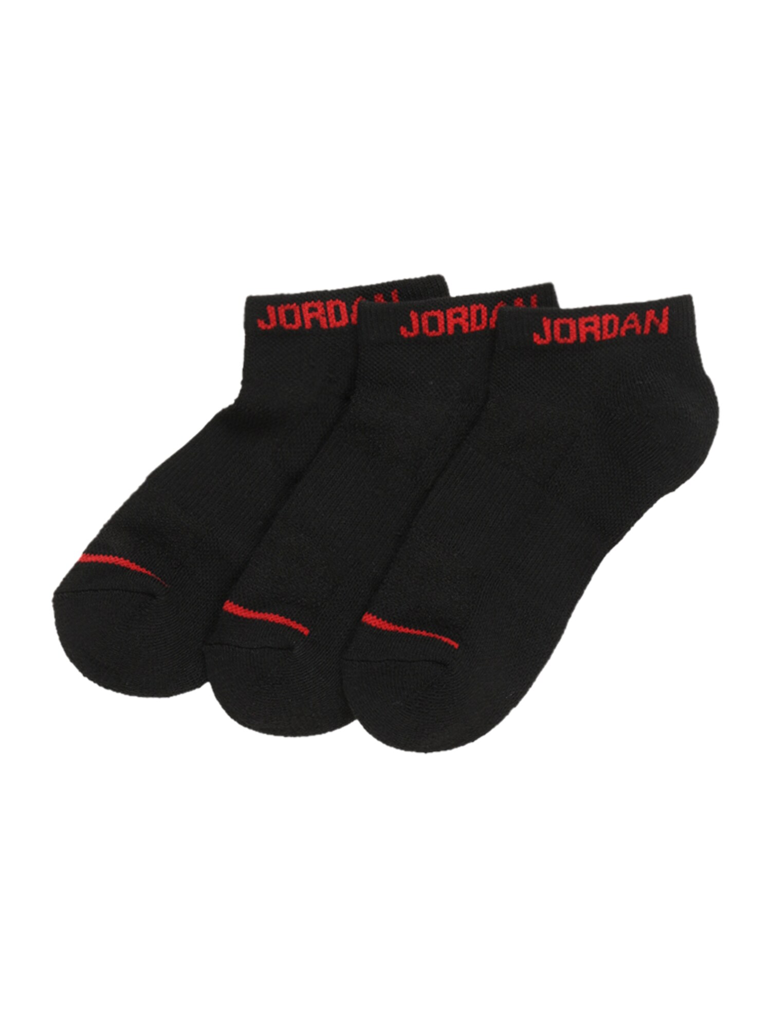 Jordan Ponožky  červená / čierna