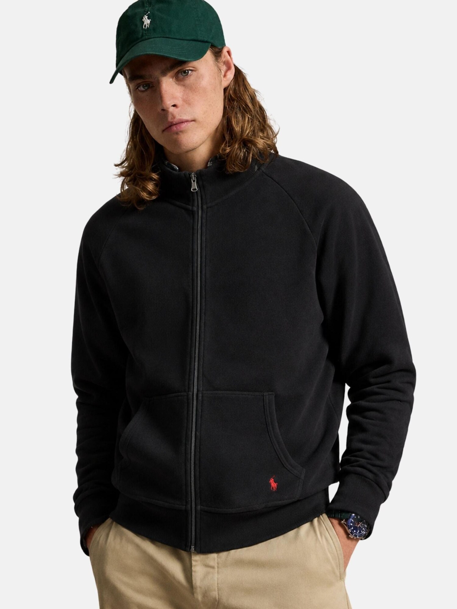 Polo Ralph Lauren Sudadera con cremallera negro – imagen 21