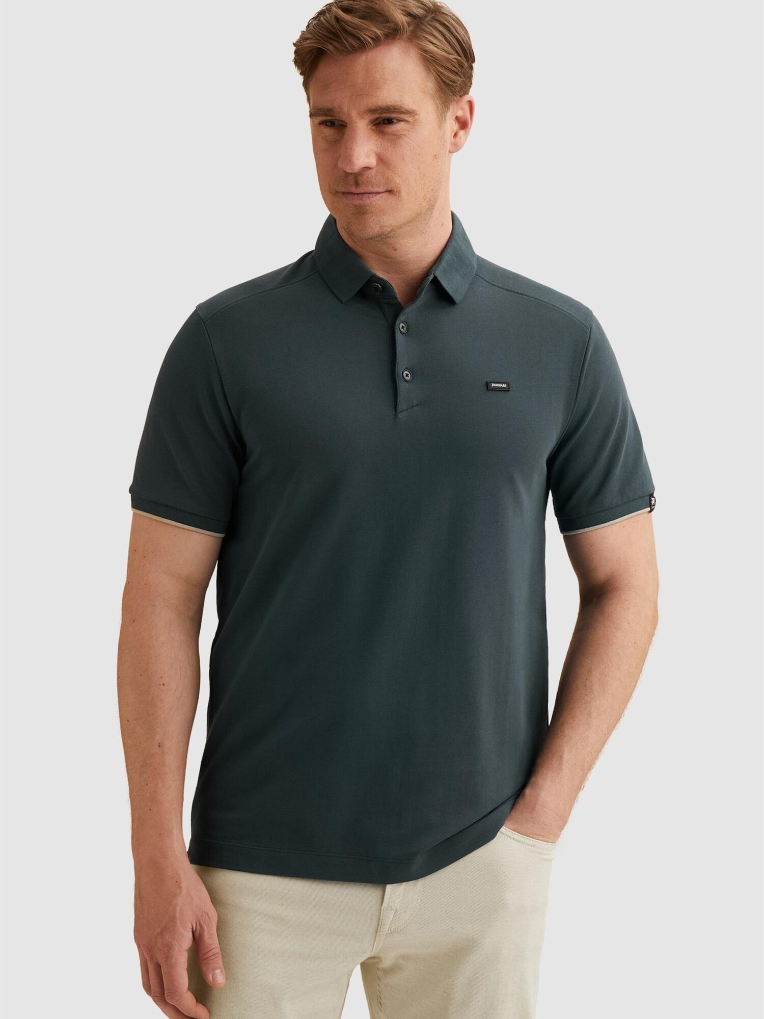 Piqué Poloshirt Midnight Marine Blå Mörkblå Storlek 2