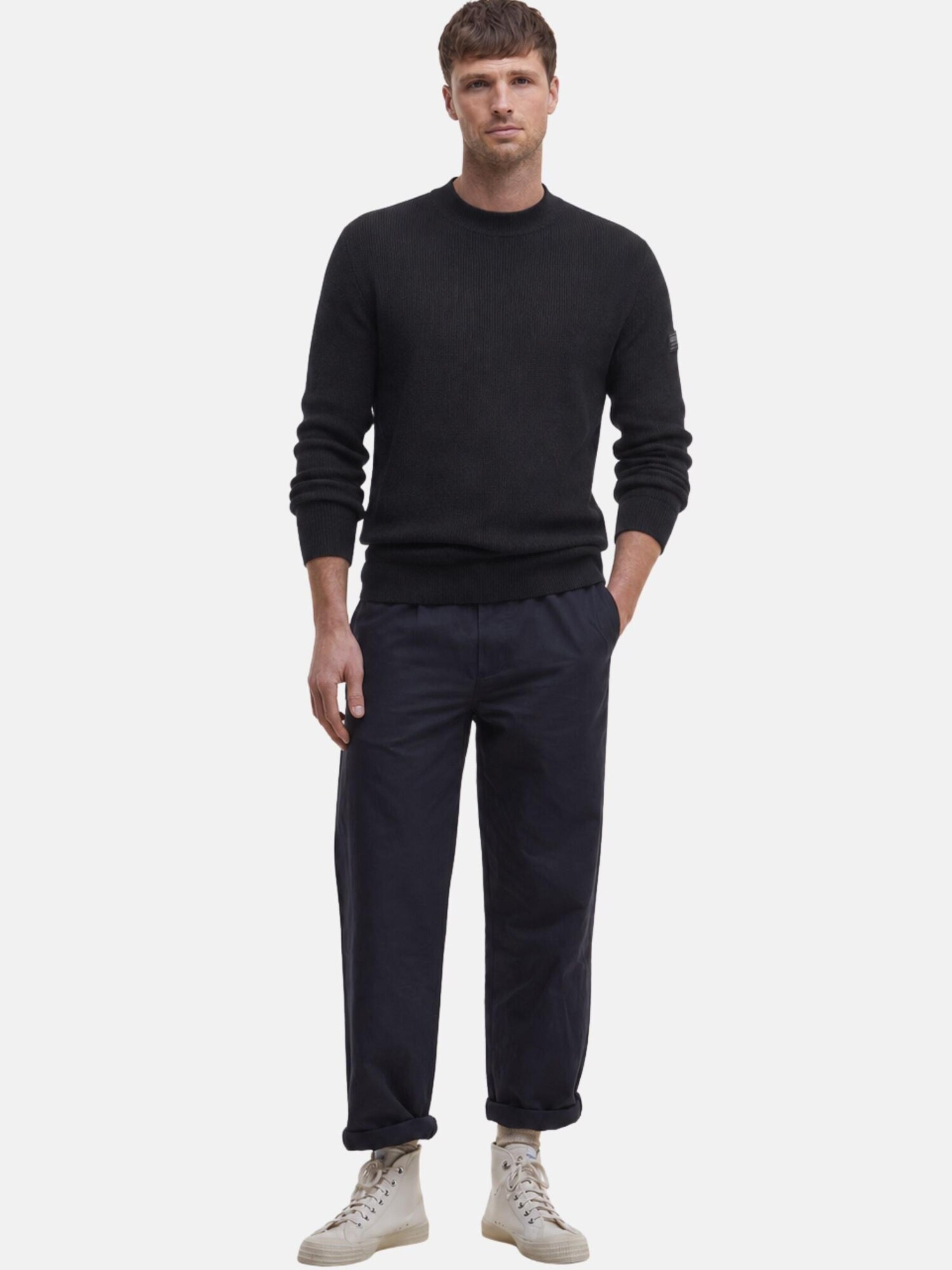 Barbour International Jersey 'CRAWLEY' negro – imagen 2