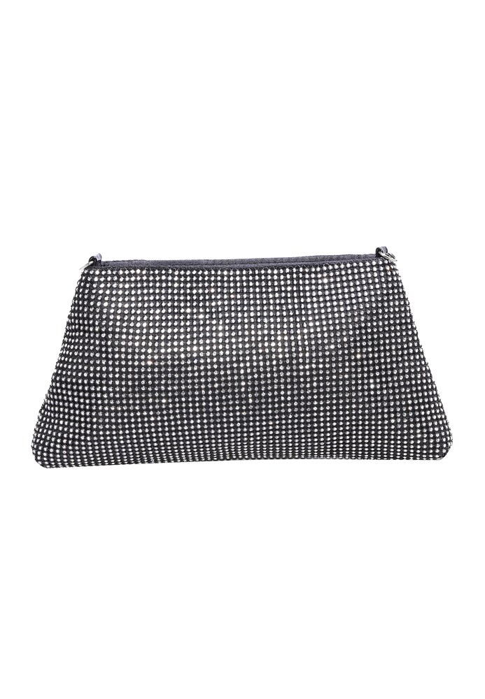 NAEMI Clutch Damen Größe One Size schwarz / silber