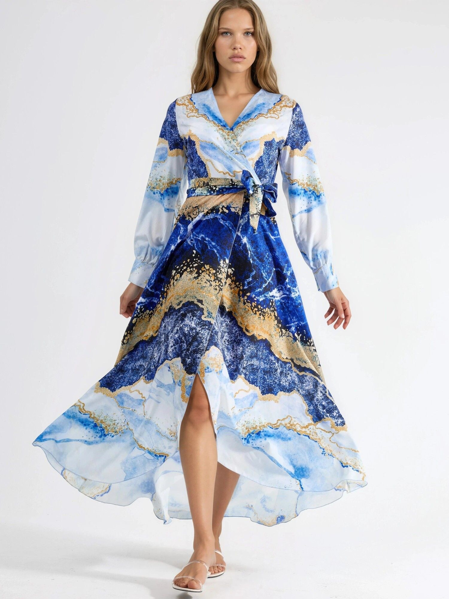 MSN Collection Abito  blu / blu pastello / blu chiaro / pueblo