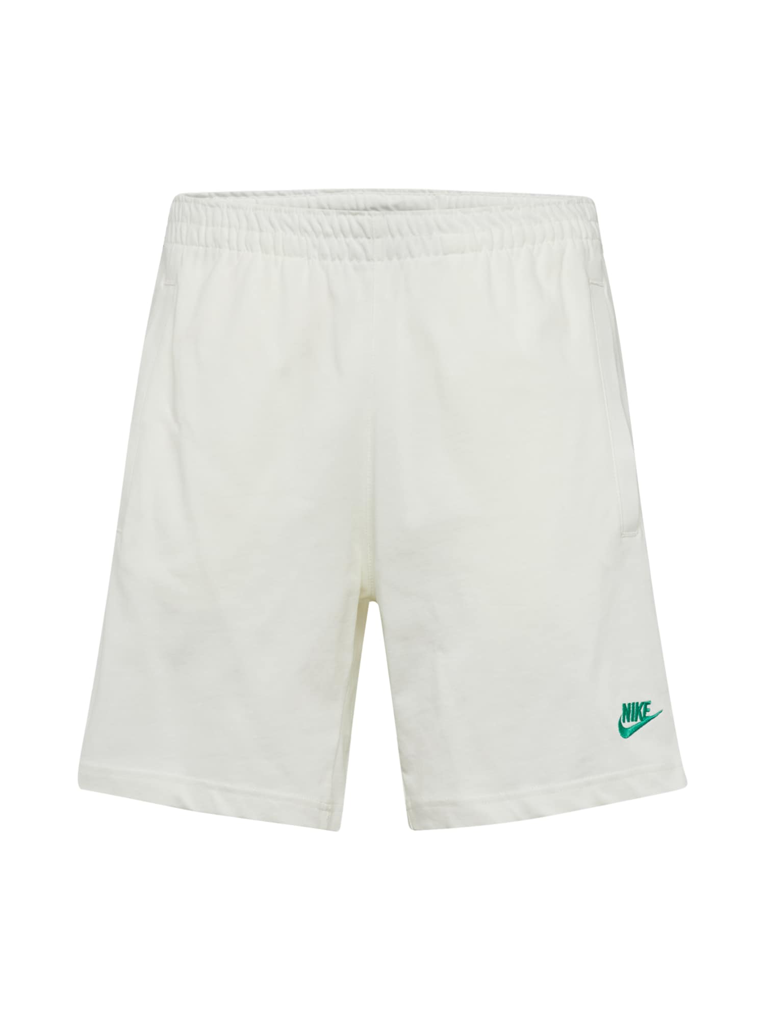 Nike Sportswear Nohavice 'CLUB'  zelená / šedobiela