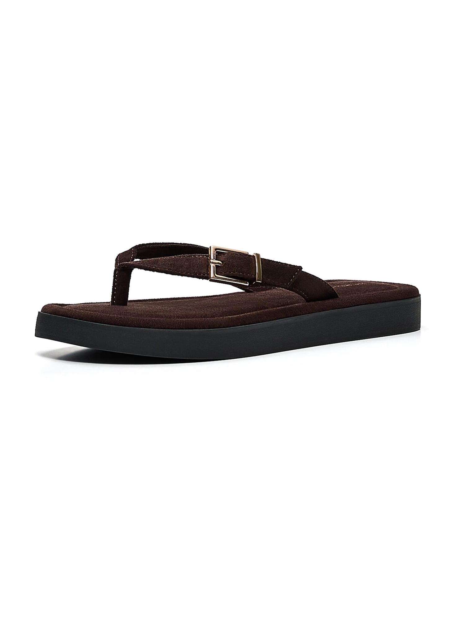 Bershka Žabky  čokoládová