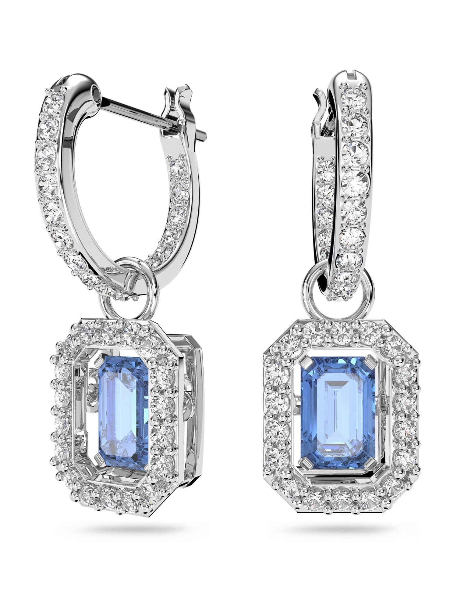 Swarovski Fülbevalók 'Una drop earrings'  kék / ezüst / átlátszó akciós termékkép 1