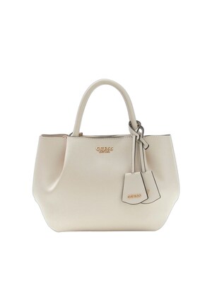 GUESS Bolso de mano 'Noelle'  blanco