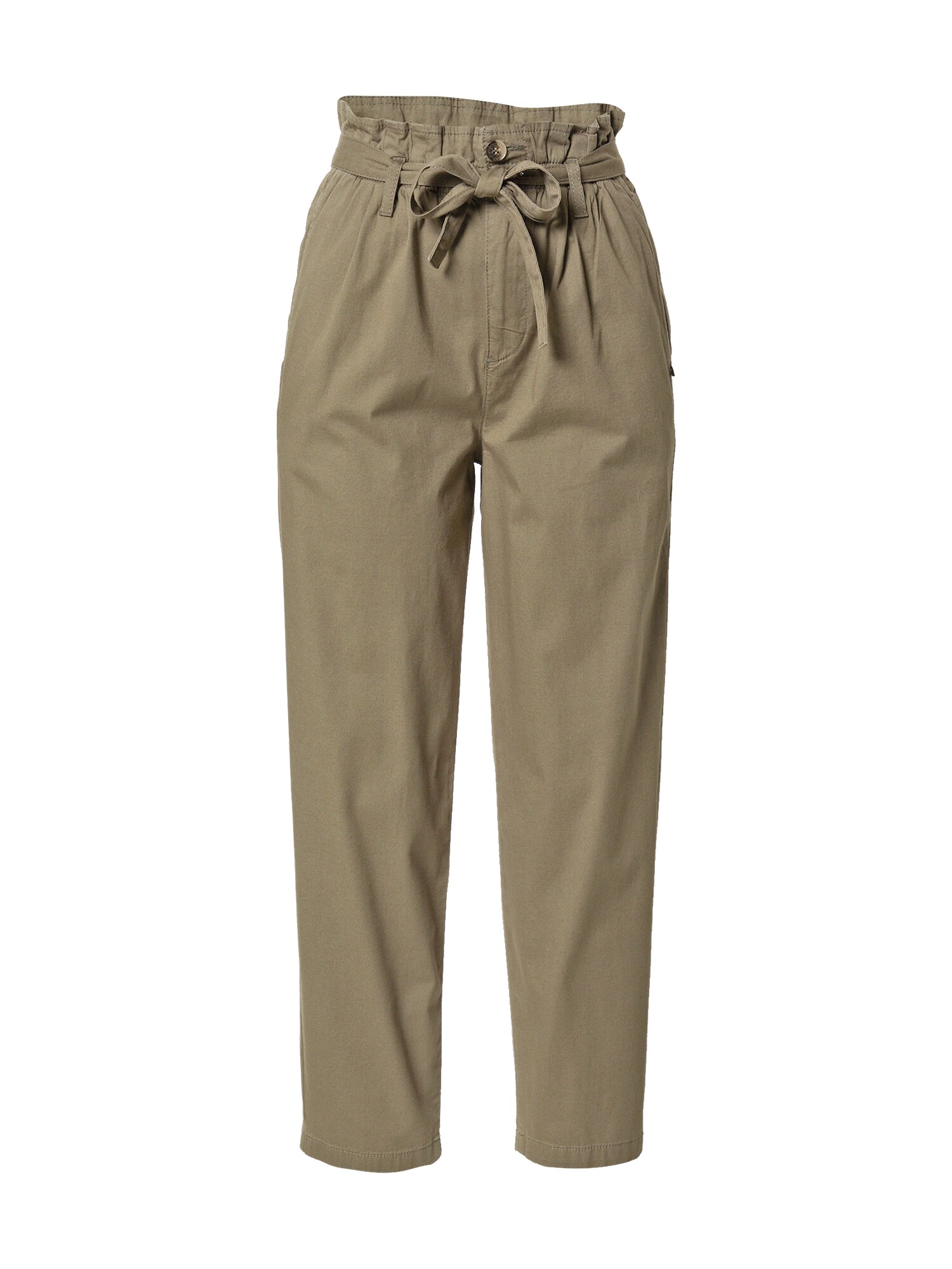 PULZ Jeans Klostuotos kelnės 'BETHANY' ruda