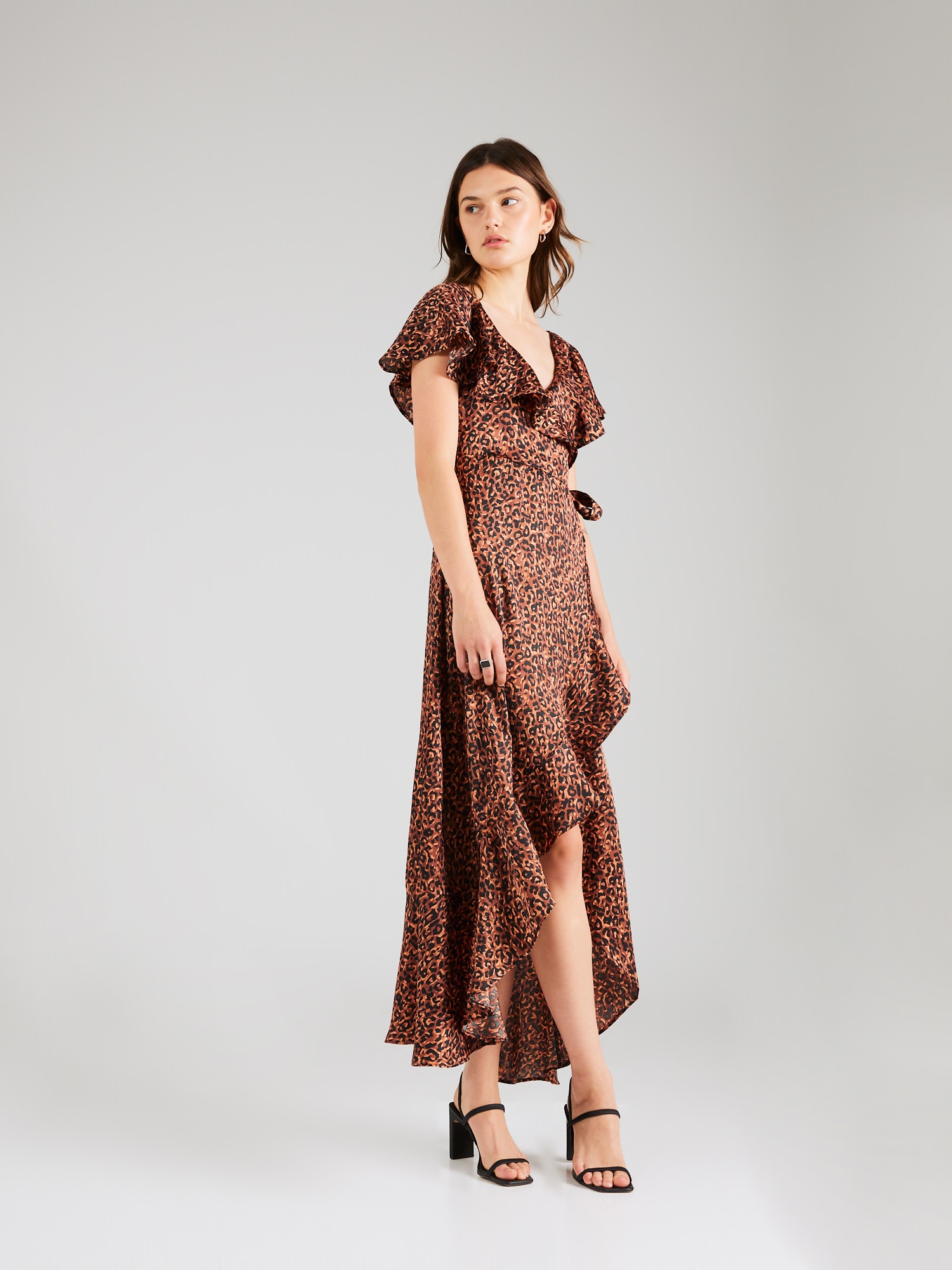 TOPSHOP Ruha  rozsdabarna / világosbarna / fekete termék 2. képe