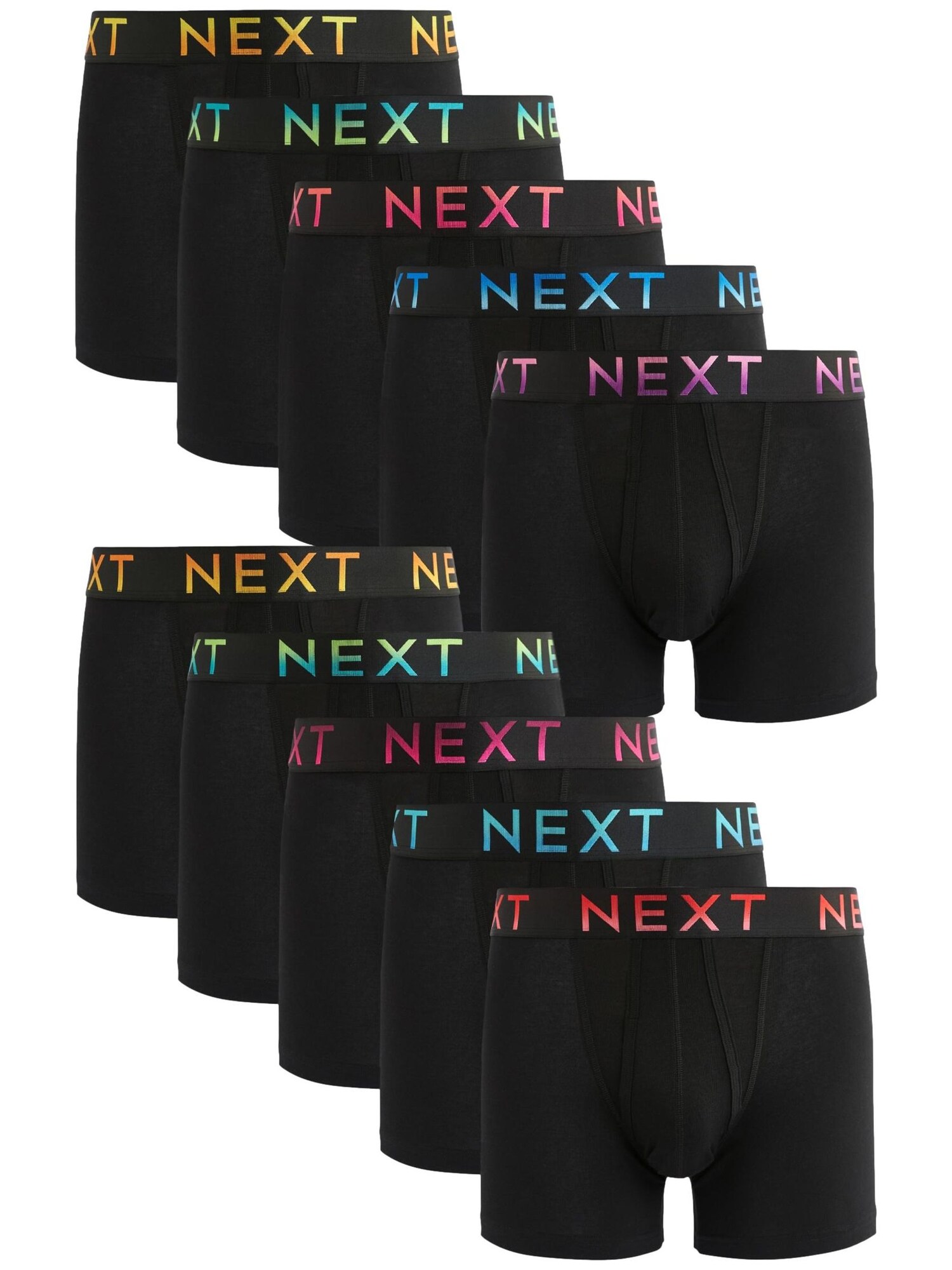 Next Boxeri  albastru / verde / roz / negru