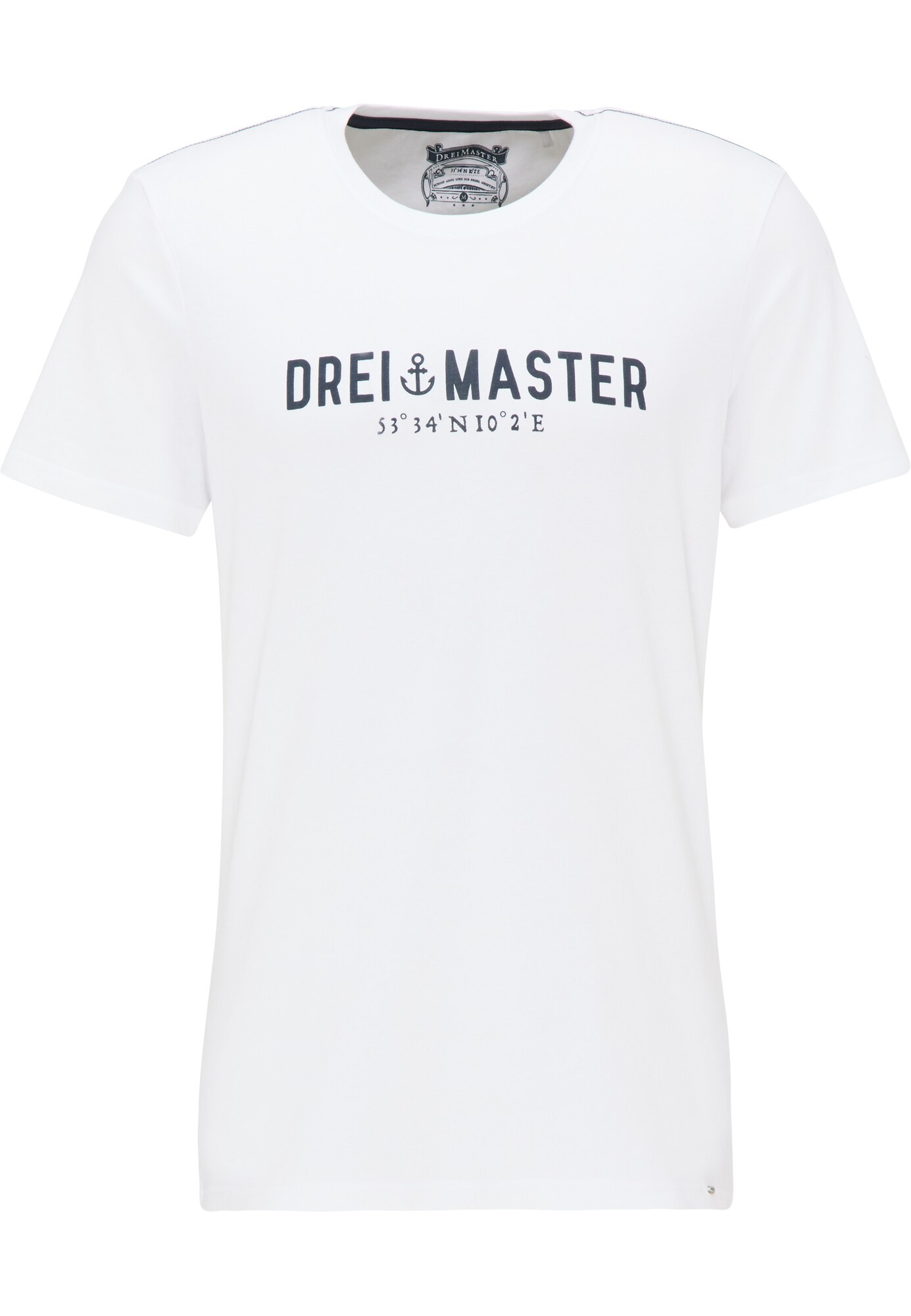 DreiMaster Vintage Marškinėliai  balta / juoda