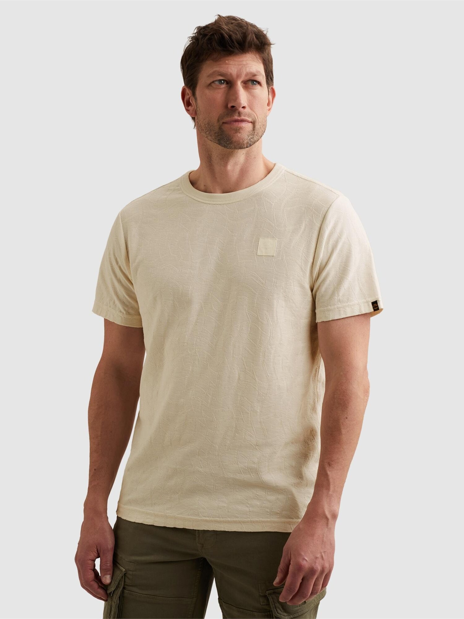 T-shirt 'T-shirt in jersey with allover jacquard pattern'