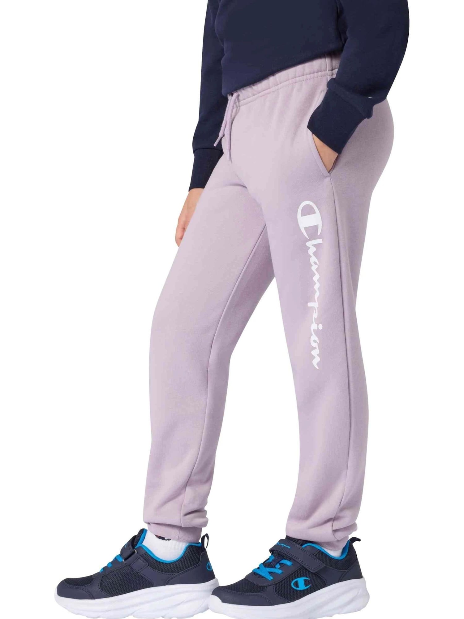 Champion Pantalón deportivo 'Pantalon junior champion morado big script logo jogger' lila – imagen 1