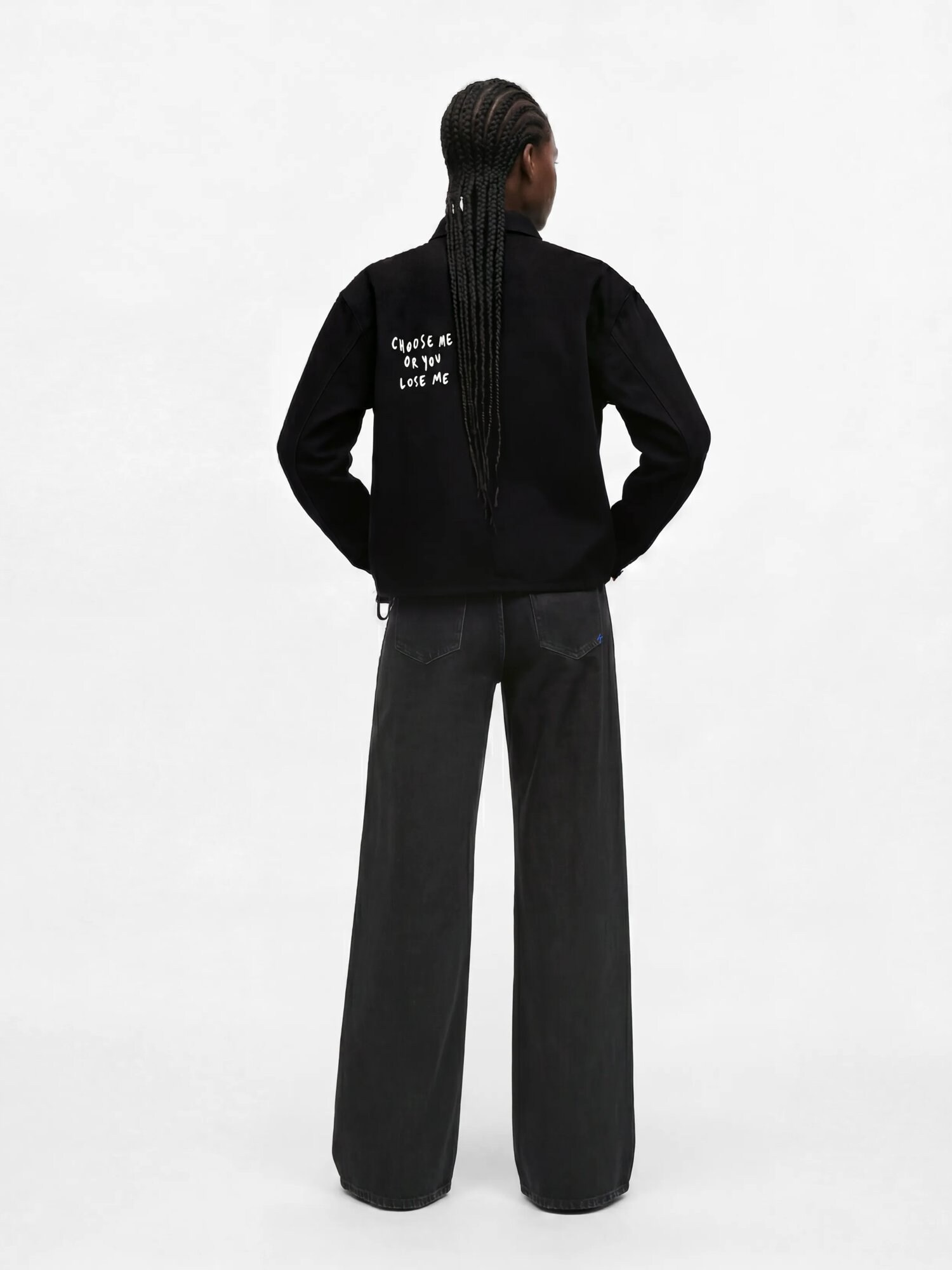 KARL LAGERFELD JEANS Vaquero ' KLJ X Pietro Terzini'  negro / blanco – imagen 4