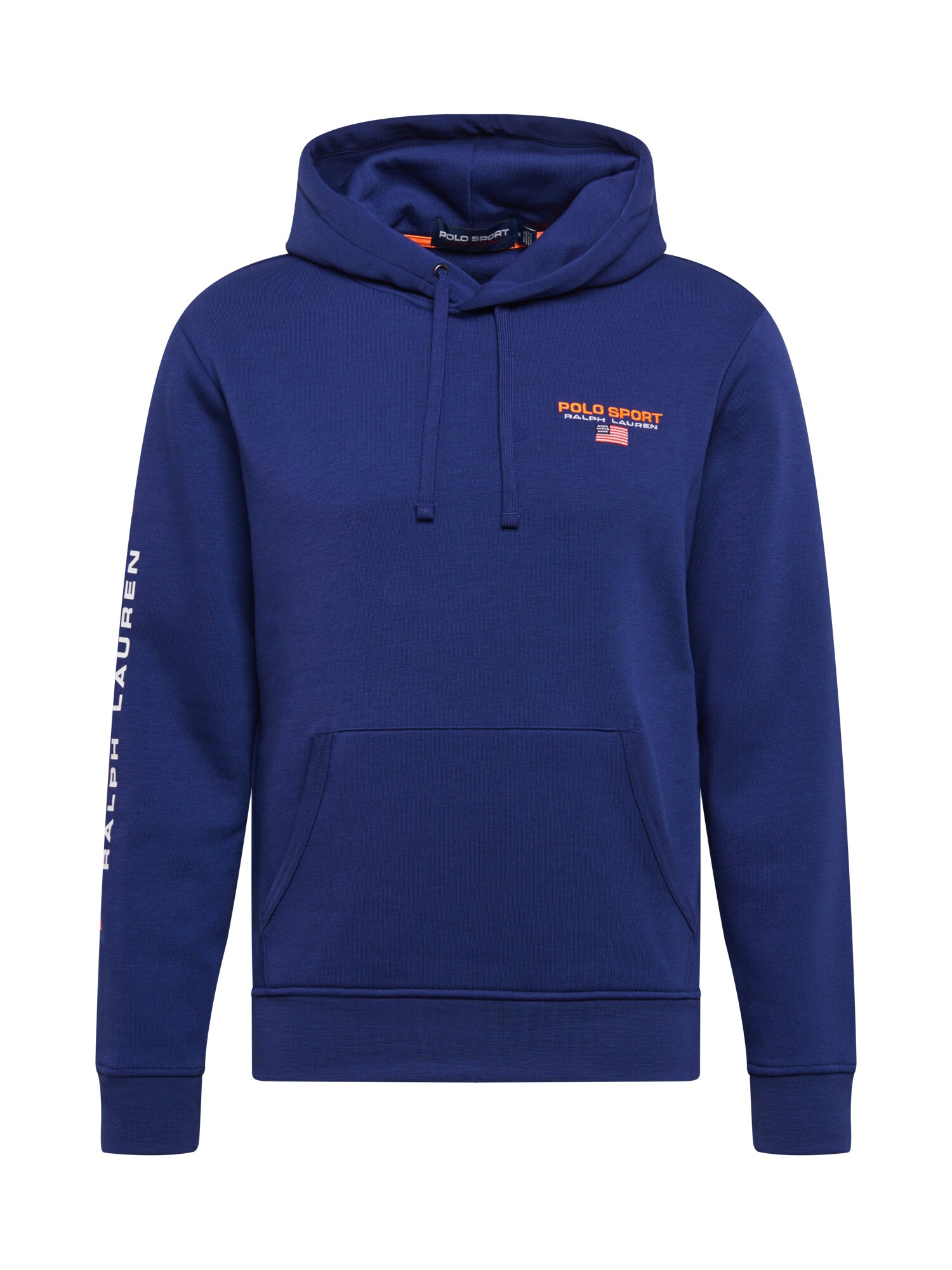 POLO RALPH LAUREN Megztinis be užsegimo  sodri mėlyna („karališka“) / balta / tamsiai oranžinė