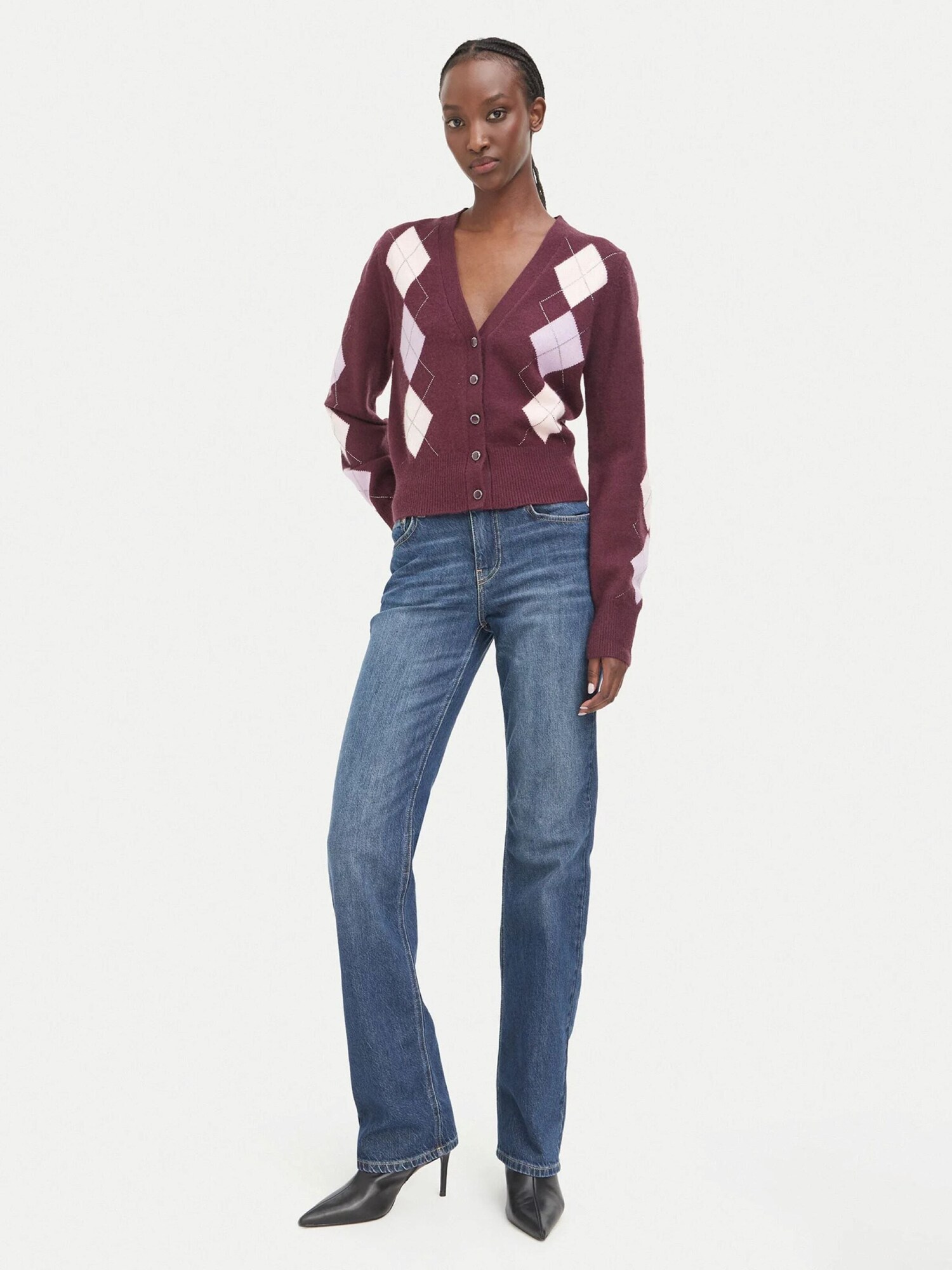 GUESS Cárdigan 'W6BR47Z1446'  burdeos – imagen 4