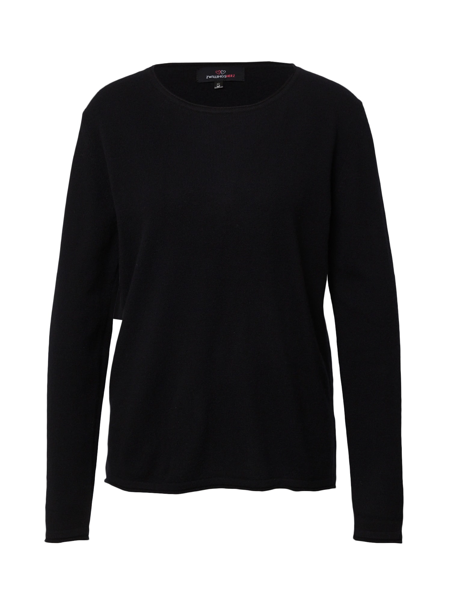 Zwillingsherz Pullover  preto