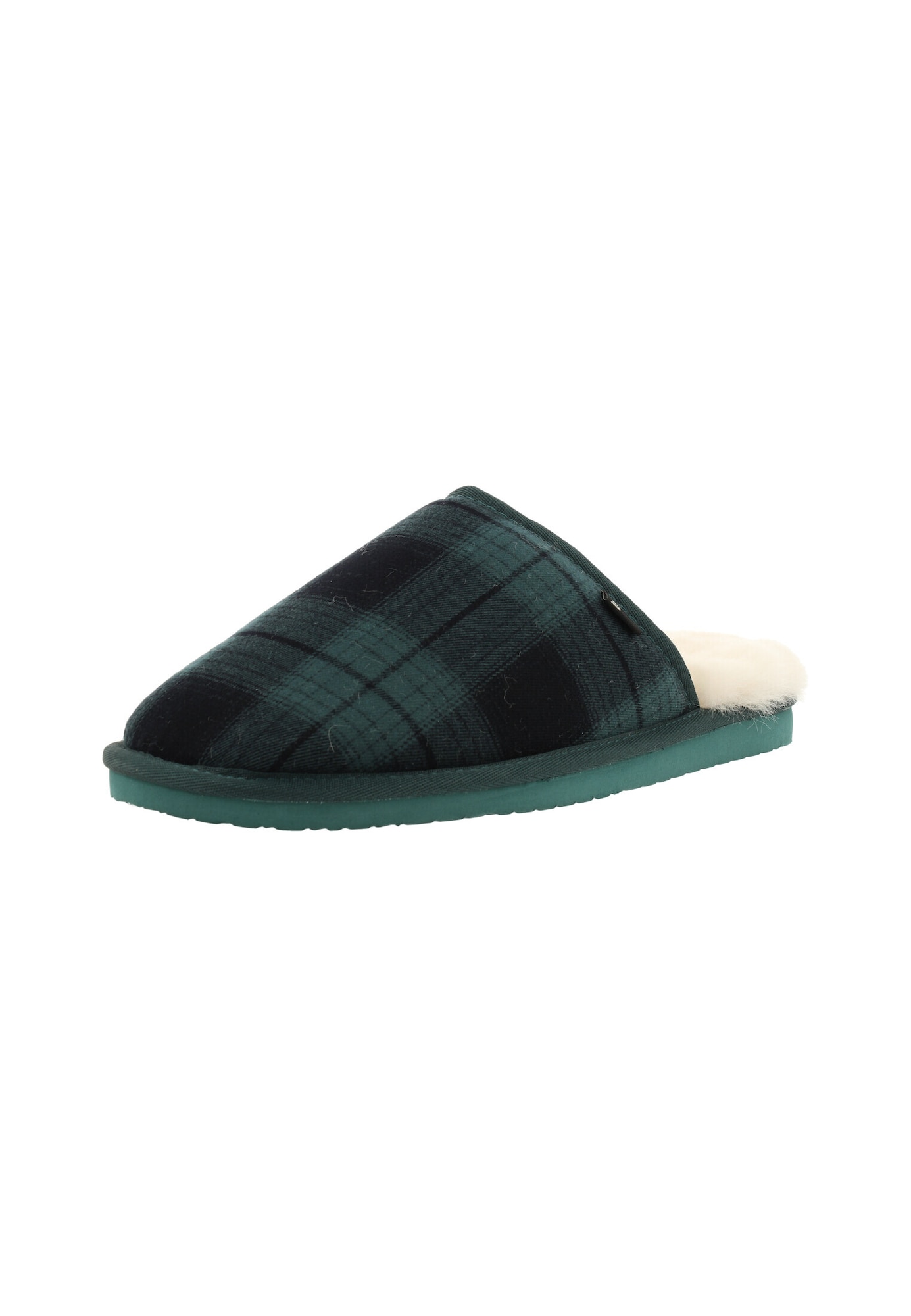 BULLBOXER Papuče  smaragdová / zelená melírovaná / čierna