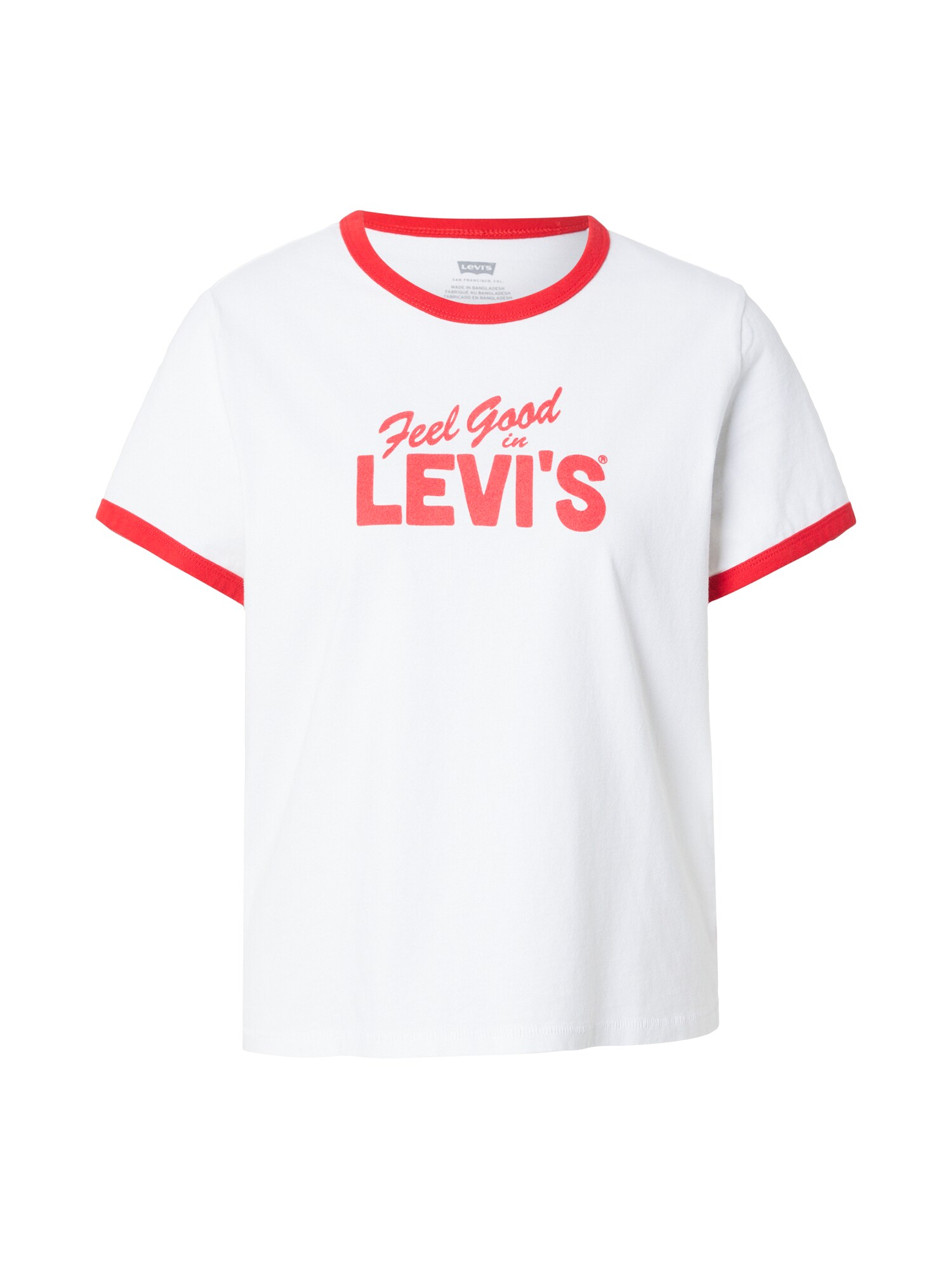 LEVI'S ® Camiseta 'FAVORITE'  rojo / rojo claro / blanco
