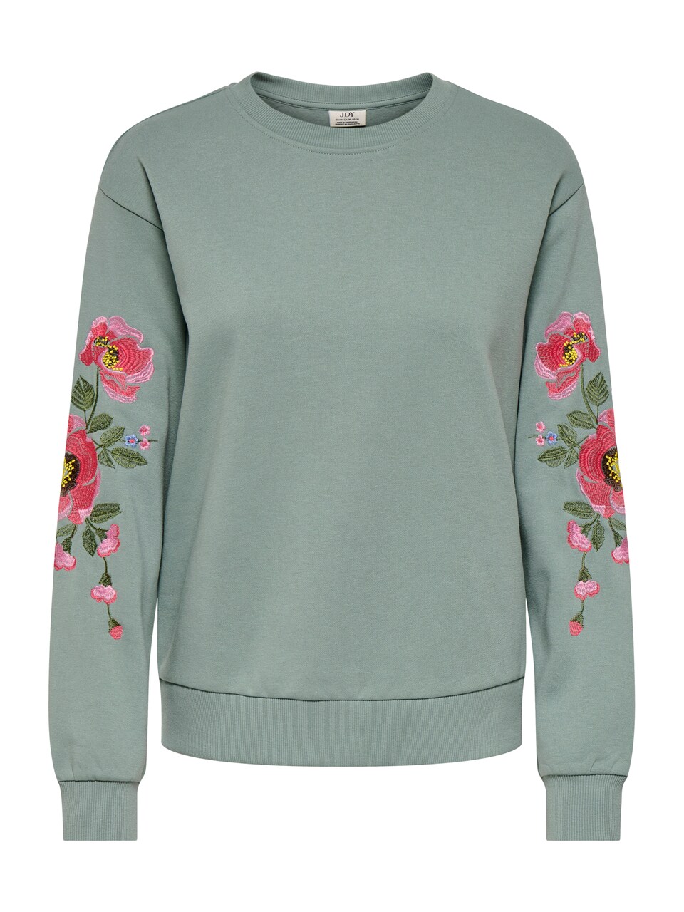 Sweatshirt 'JDYParis' grön / pastellgrön / rosa