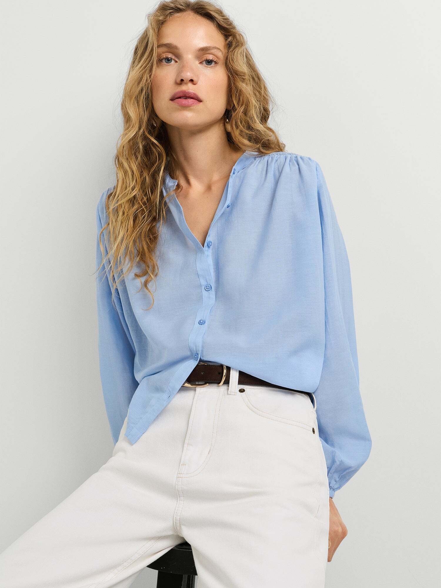 Pepe Jeans Blusa 'Jennias' azul claro – imagen 2
