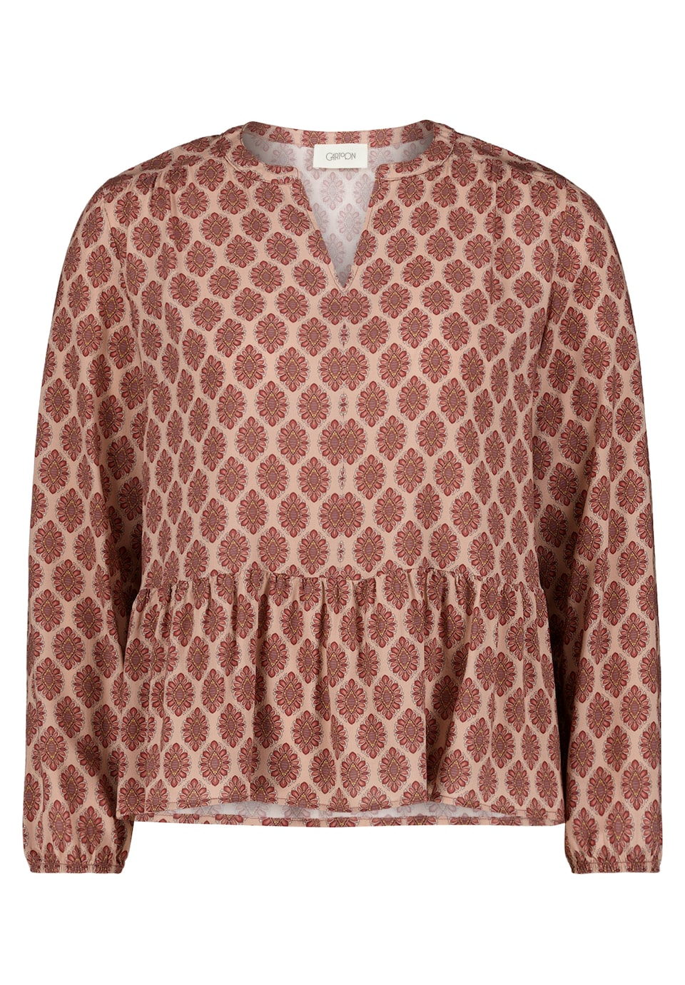 Blus senap / gammalrosa