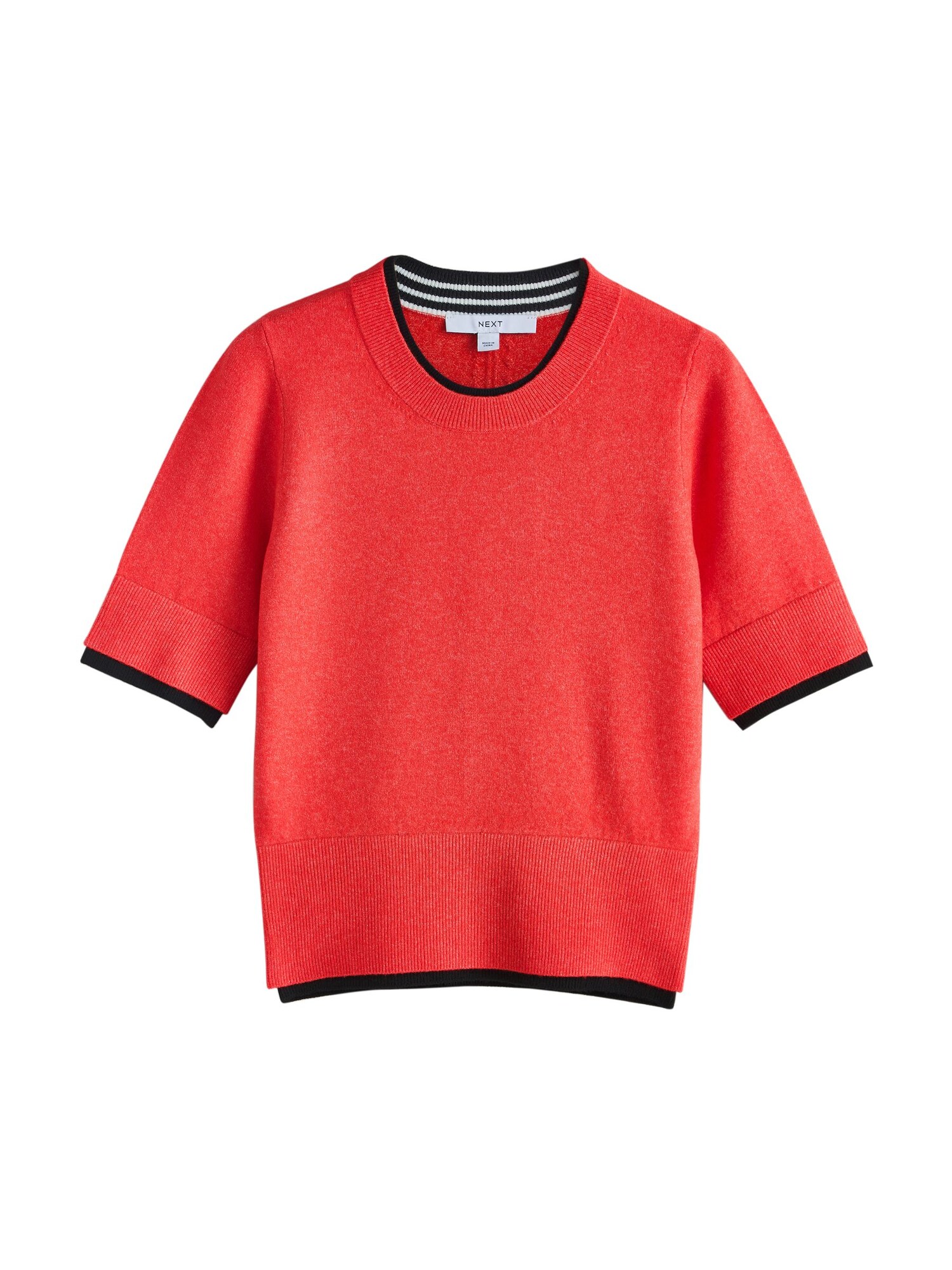 Next Pulover  roșu / negru