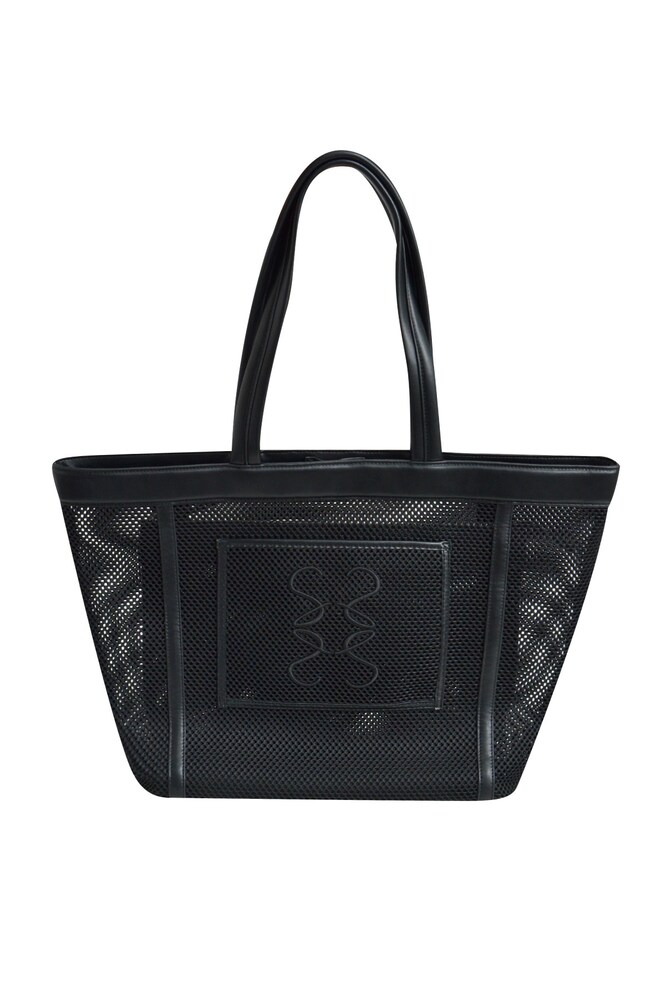 Smith&Soul Shopper im Mesh-Design Damen Größe One Size schwarz