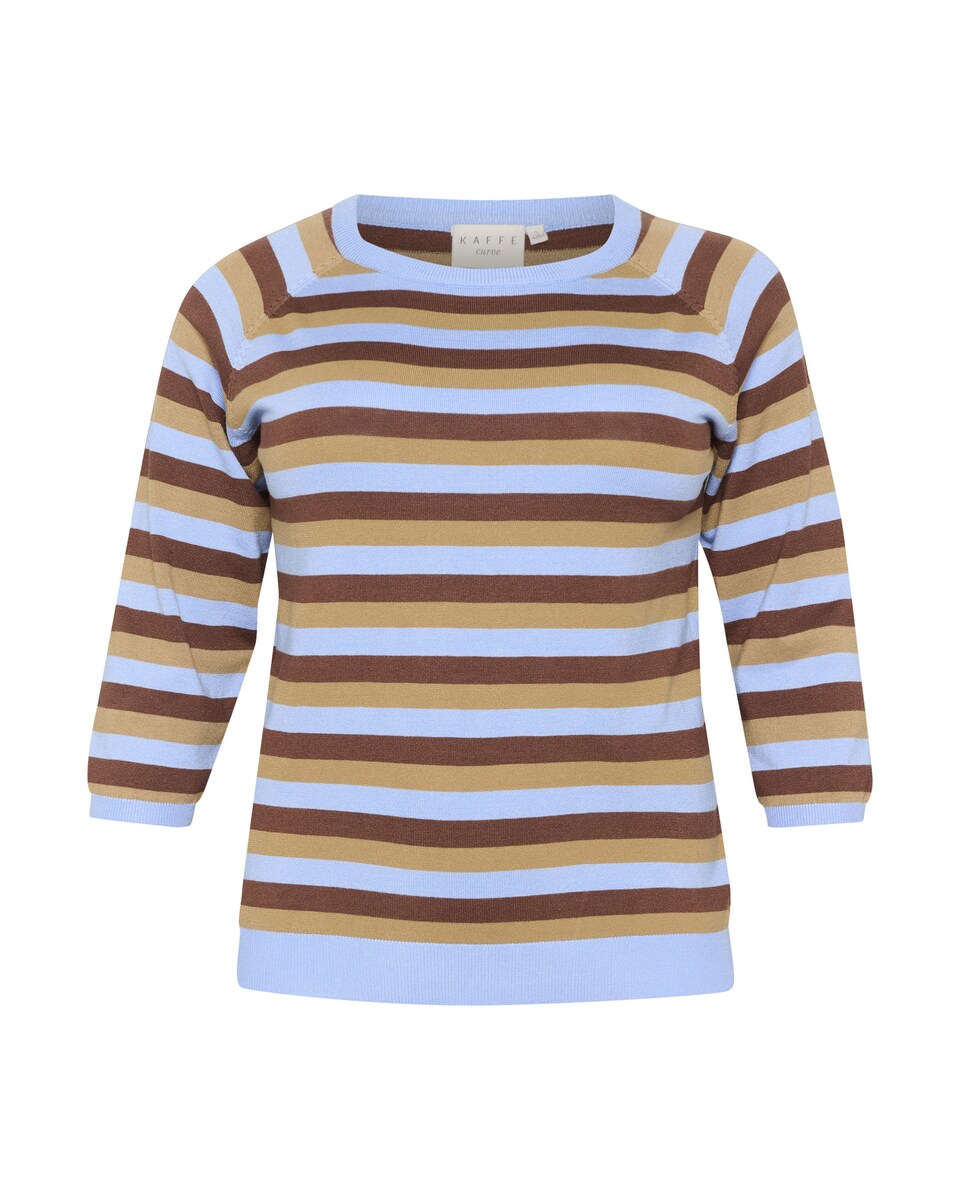 Tröja 'Tilda' beige / himmelsblå