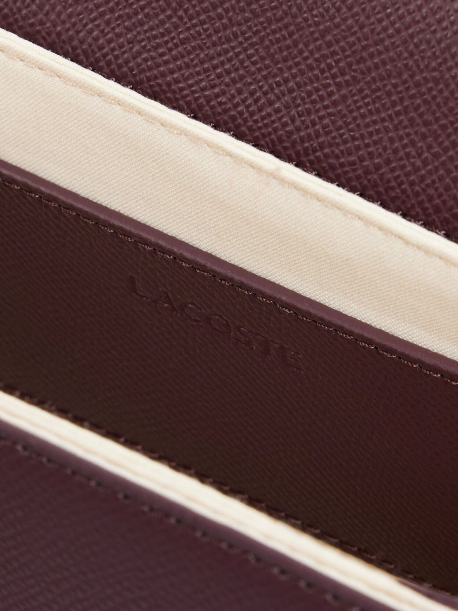 LACOSTE Bolso de hombro 'Champs-Élysées'  marrón – imagen 7