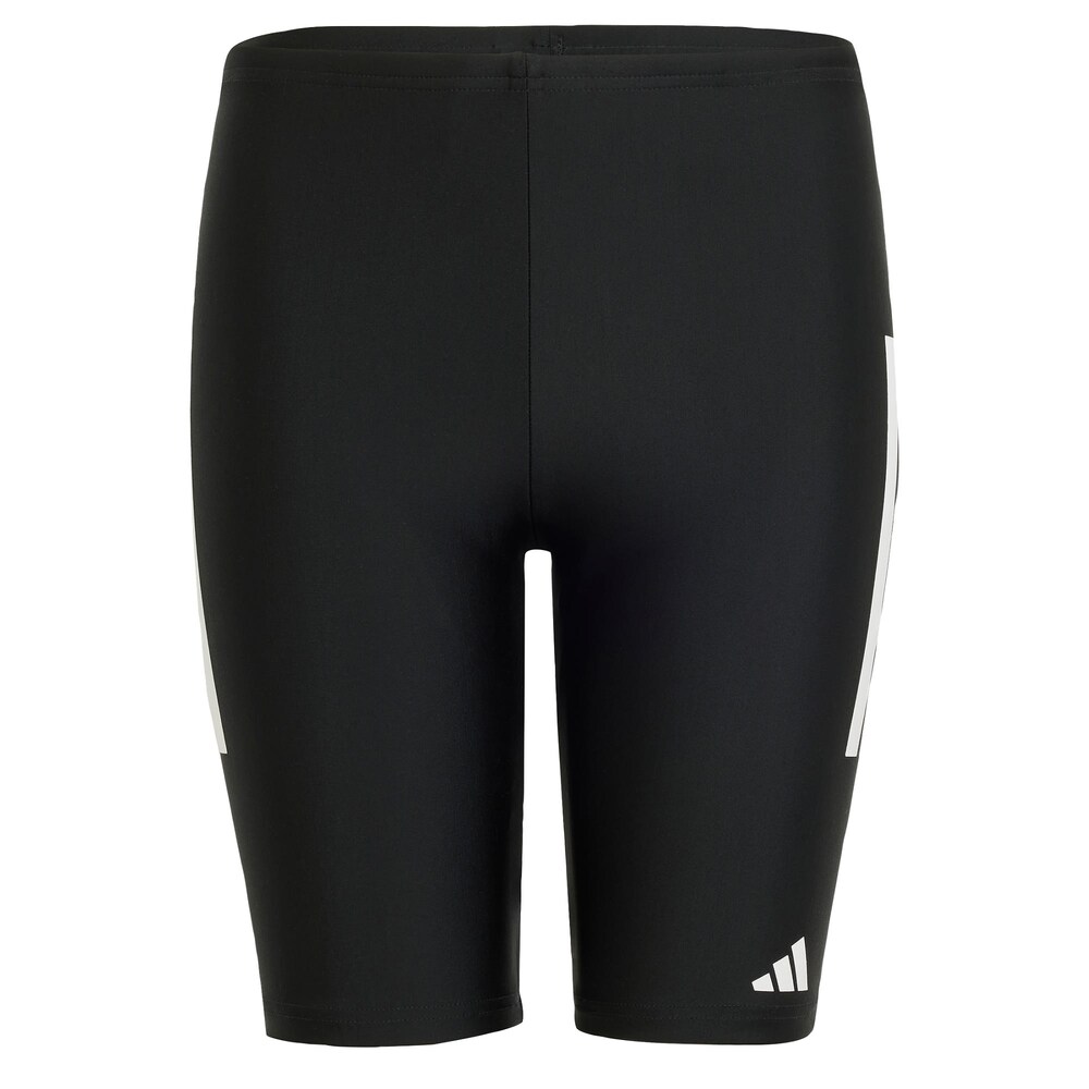 ADIDAS PERFORMANCE Sportbadehose '3-Stripes Swim Jammers' Jungen Größe 176 schwarz / weiß
