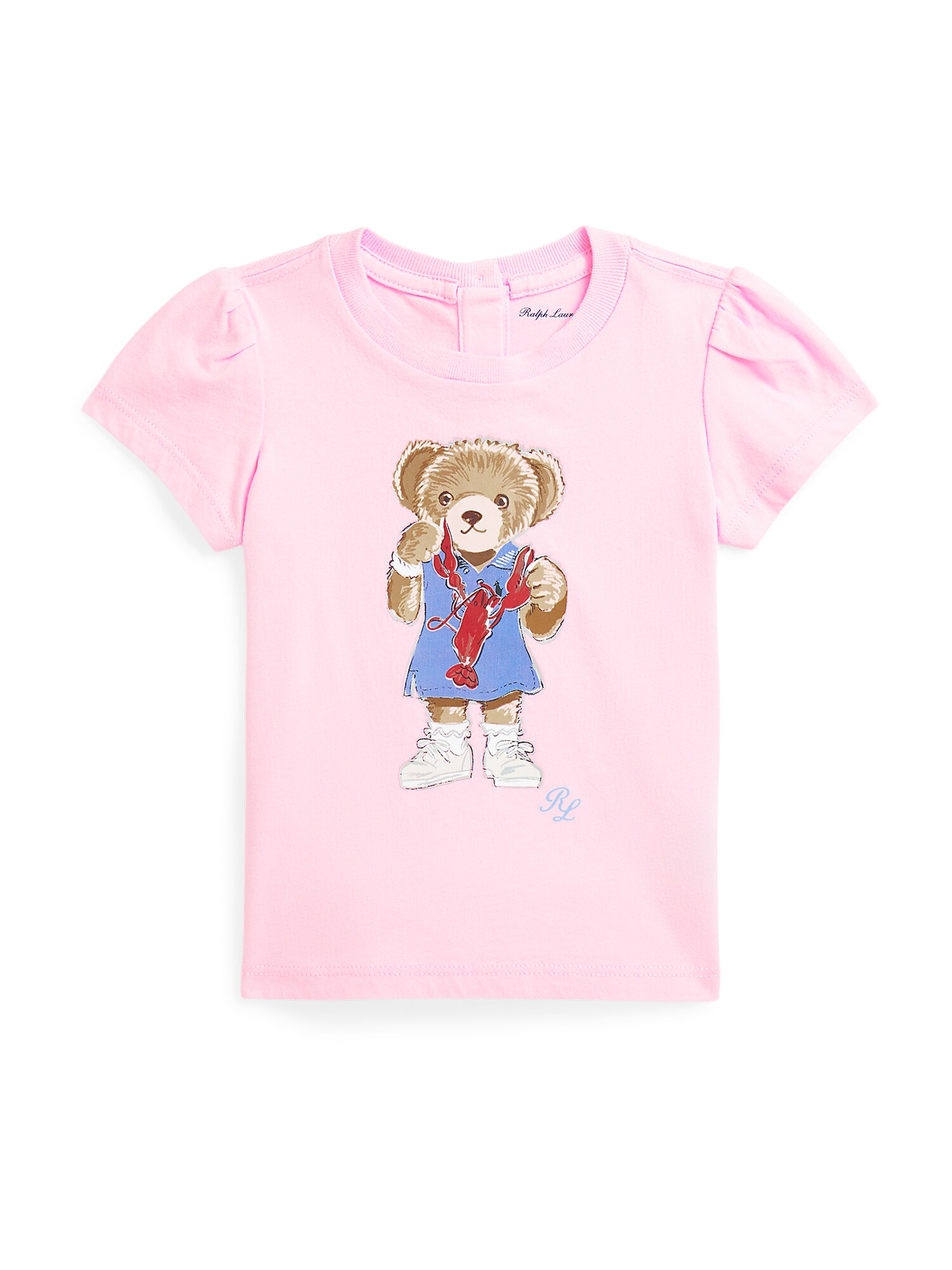 Polo Ralph Lauren Tricou  albastru / maro / roz deschis / roșu