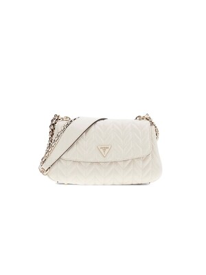 GUESS Bolso de hombro 'Cheryl Convertible Xbody Flap'  ecru