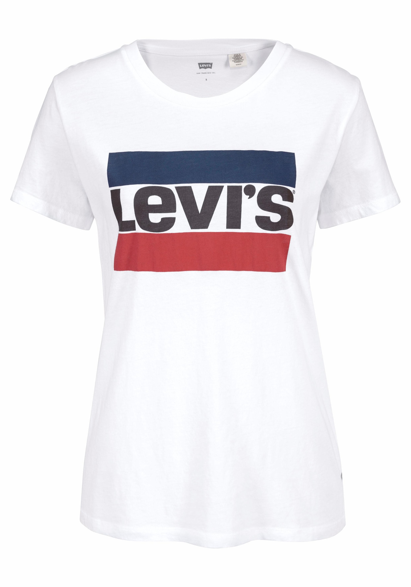 LEVI'S Majica 'THE PERFECT TEE NEUTRALS'  modra / rdeča / črna / bela