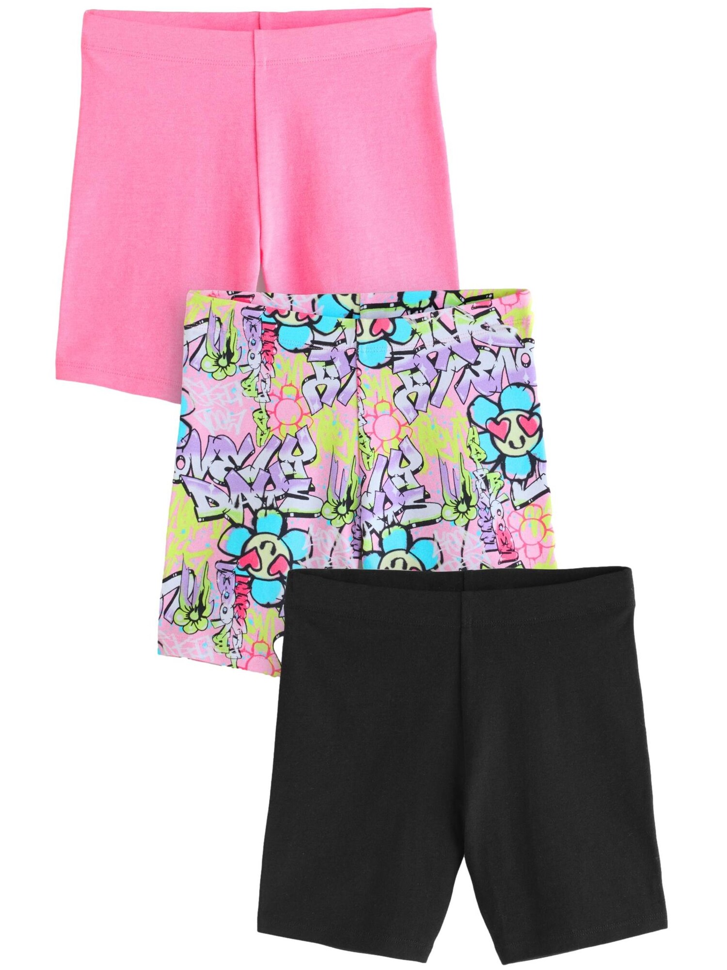 Next Pantaloni  albastru deschis / roz / negru