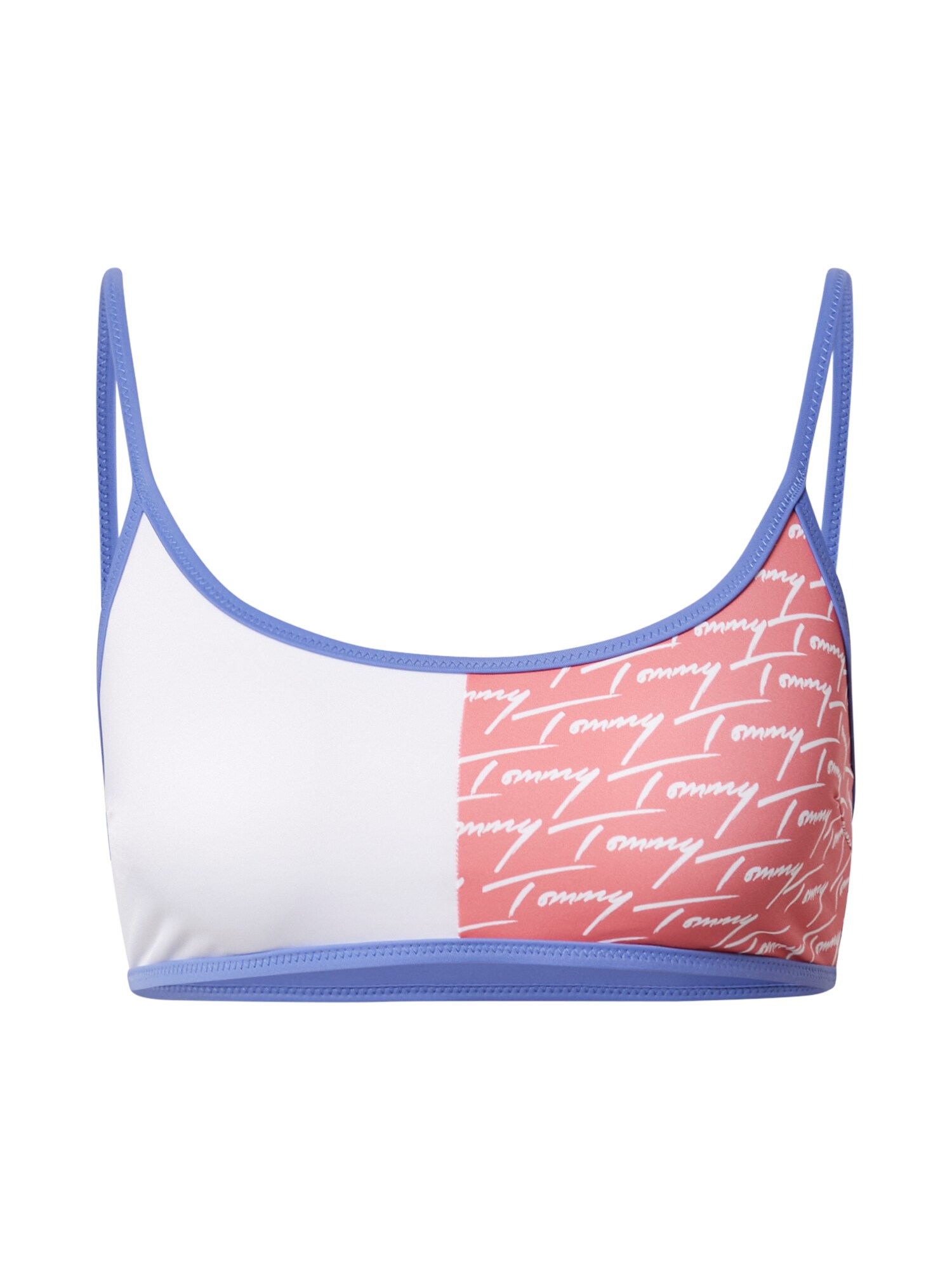 Tommy Hilfiger Underwear Bikinový top  modrá / svetločervená / prírodná biela