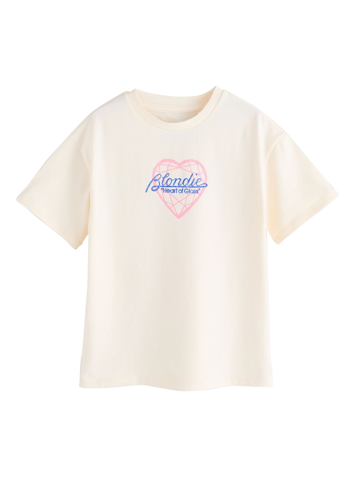 Next Tricou Blondie  ecru / albastru / roz