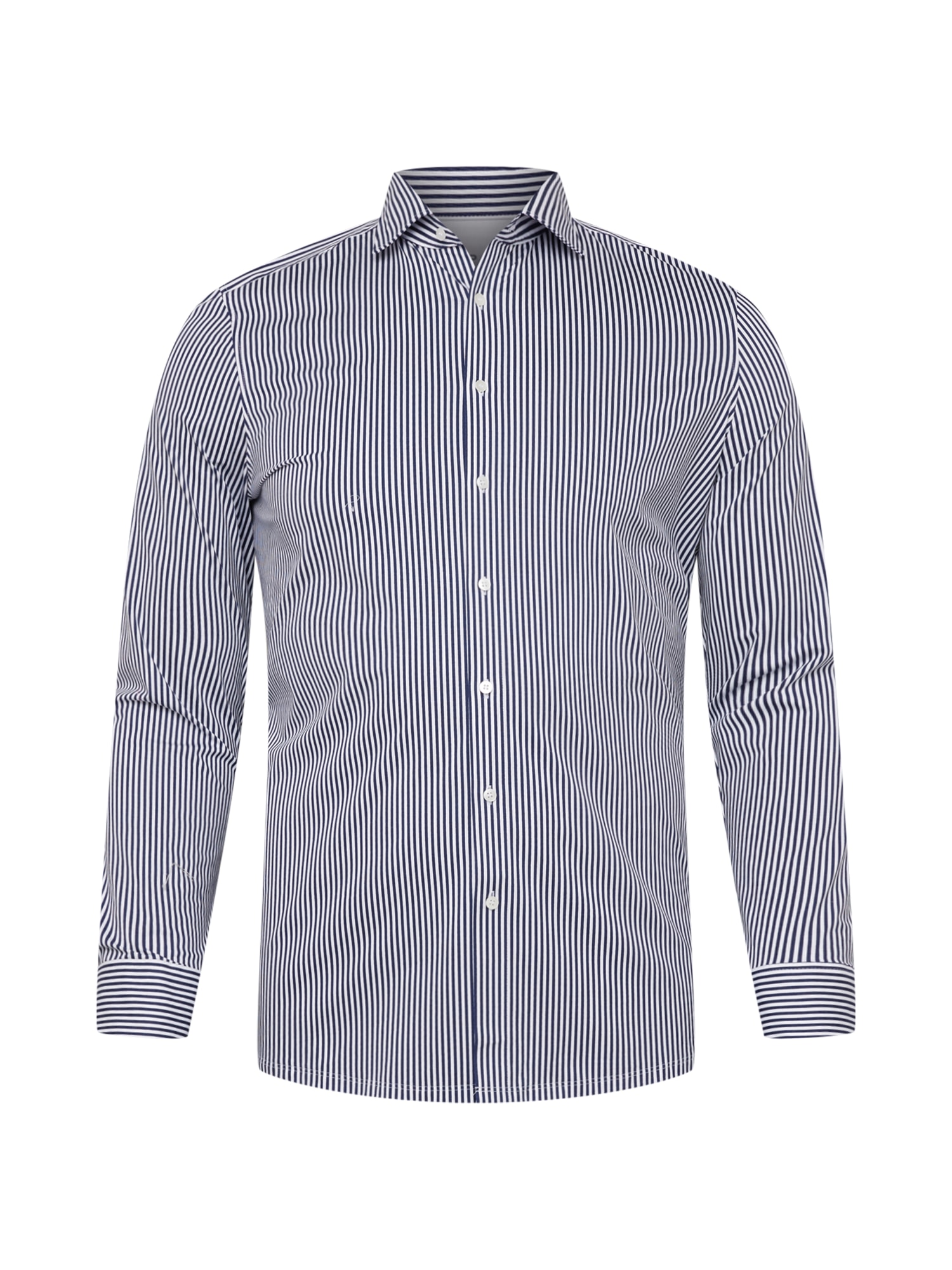 OLYMP Camisa  marinho / branco