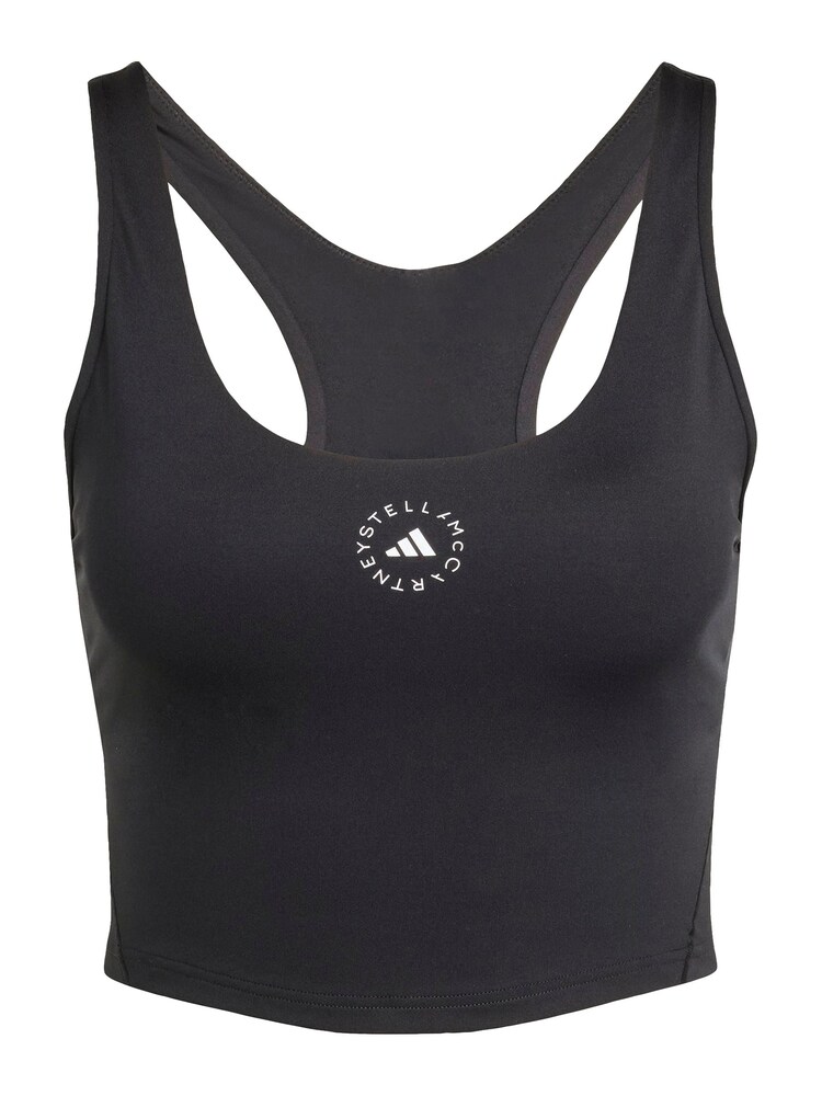 ADIDAS BY STELLA MCCARTNEY Sporttop 'Yoga' Damen Größe M/L schwarz / weiß