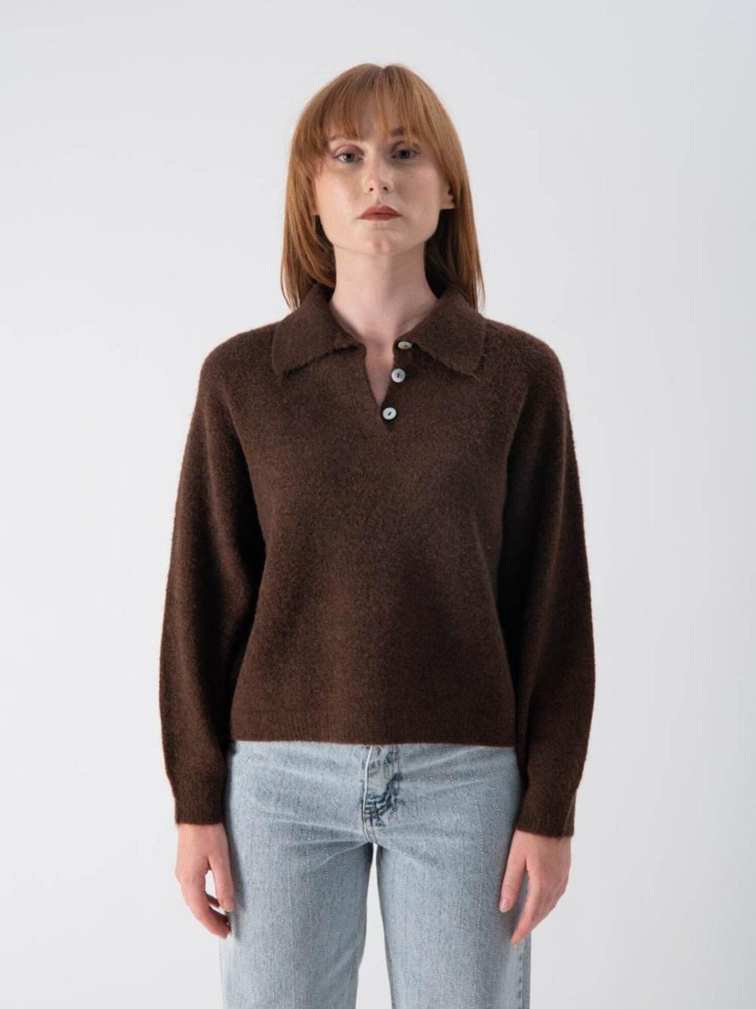 MND Jersey  marrón oscuro