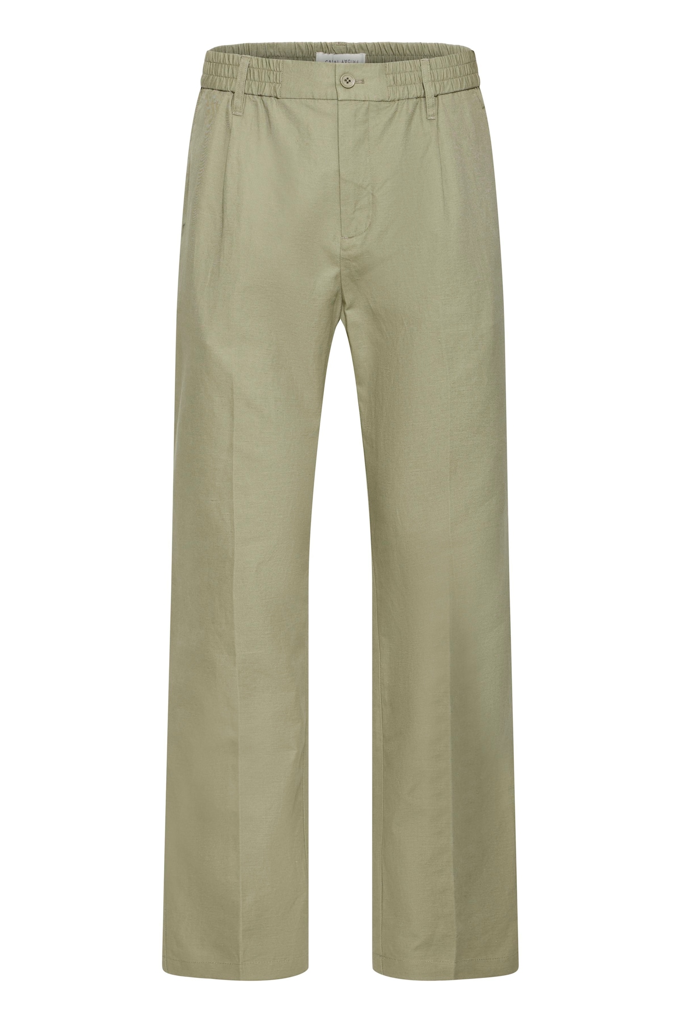 Casual Friday Pantalón chino ' CFMarc Linen Mix '  caqui