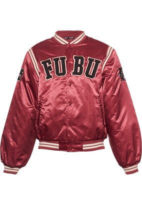 Fubu Tussenjas Kersrood / Zwart / Wit