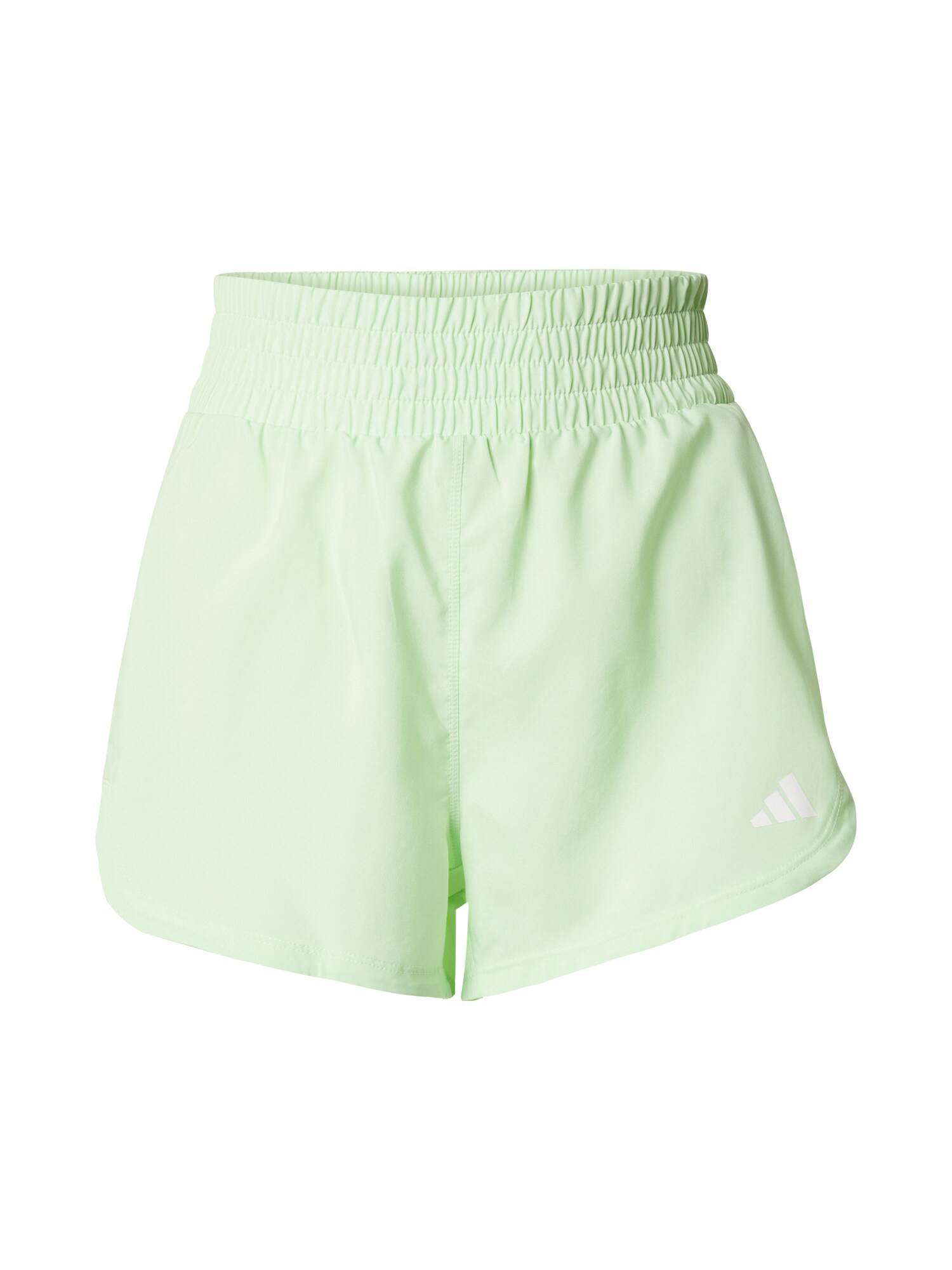 ADIDAS PERFORMANCE Funkčné nohavice 'PACER'  pastelovo zelená / biela