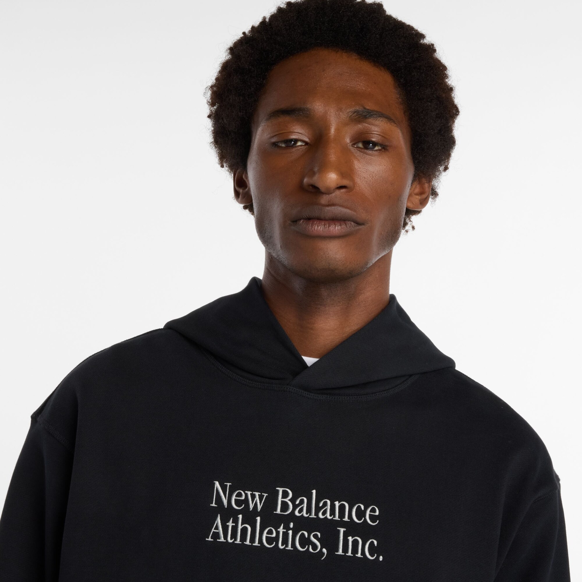 New balance Sudadera  negro / blanco – imagen 16