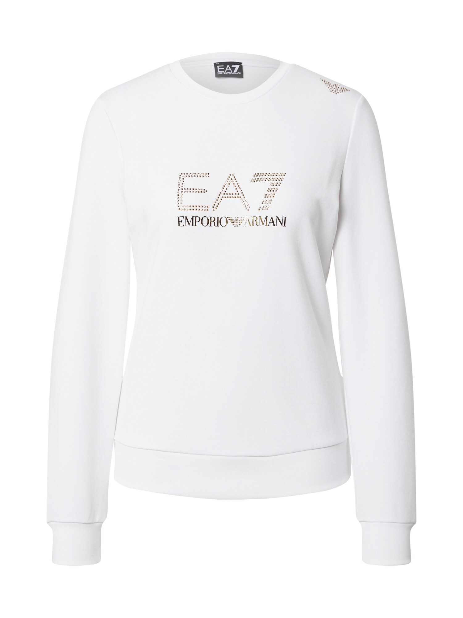 EA7 Emporio Armani Sweatshirt  ouro / branco