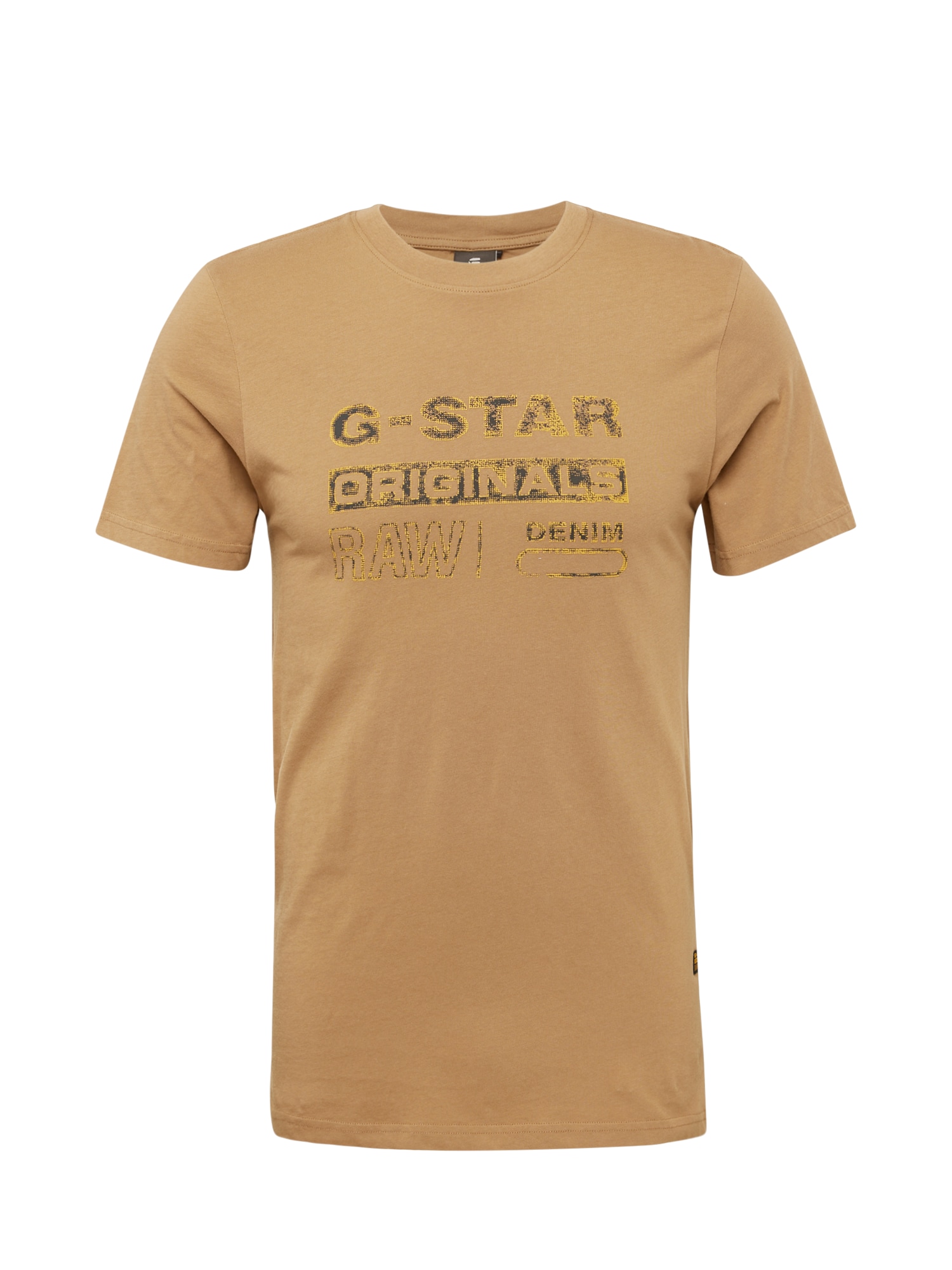 G-Star RAW Póló  brokát / sárga / fekete
