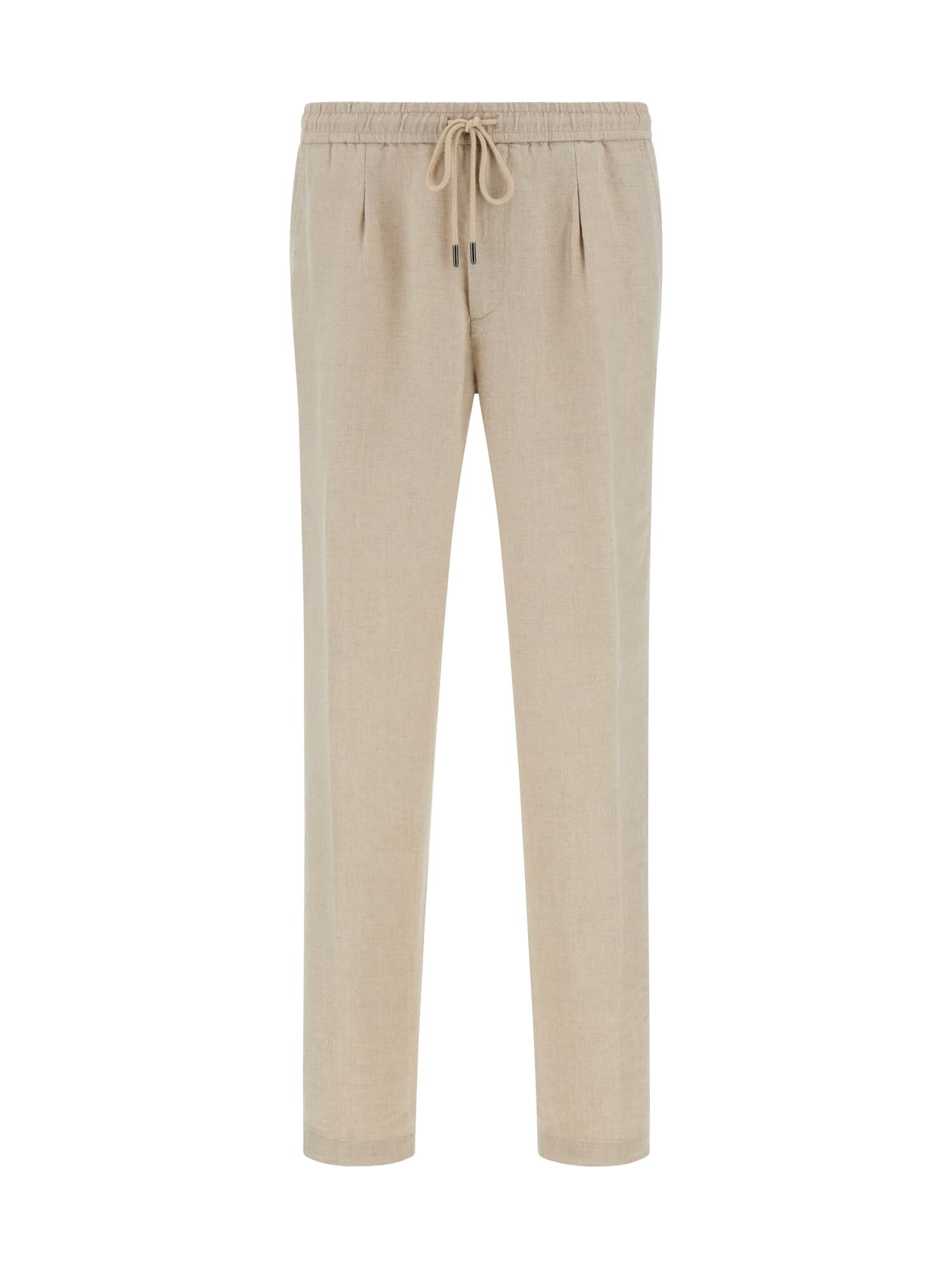 Boggi Milano Pantaloni cu dungă  nisipiu