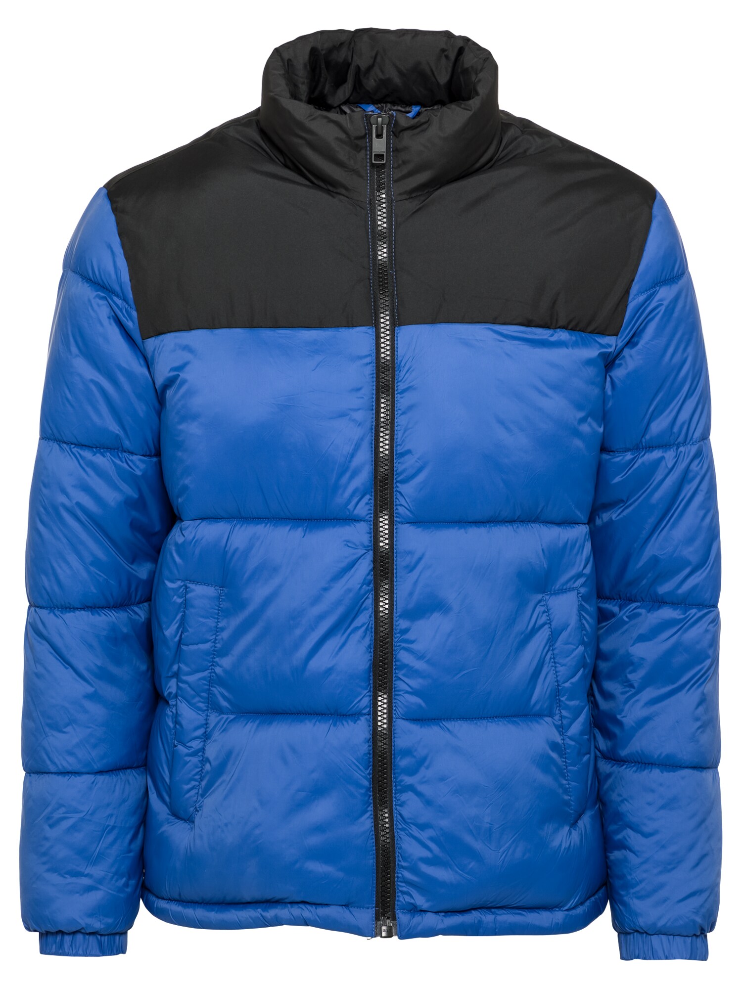 JACK & JONES Žieminė striukė  mėlyna / juoda