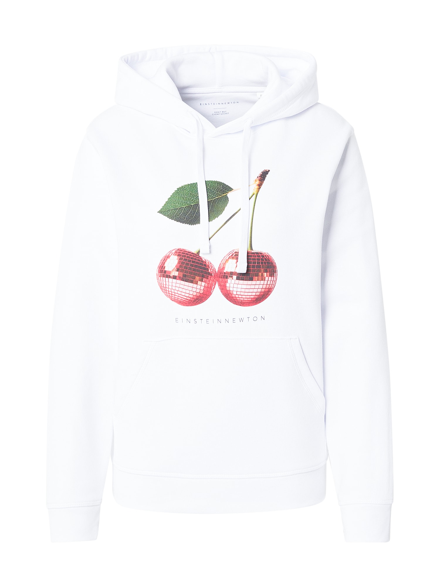 EINSTEIN & NEWTON Mikina 'Disco Cherry'  zelená / červená / čierna / biela