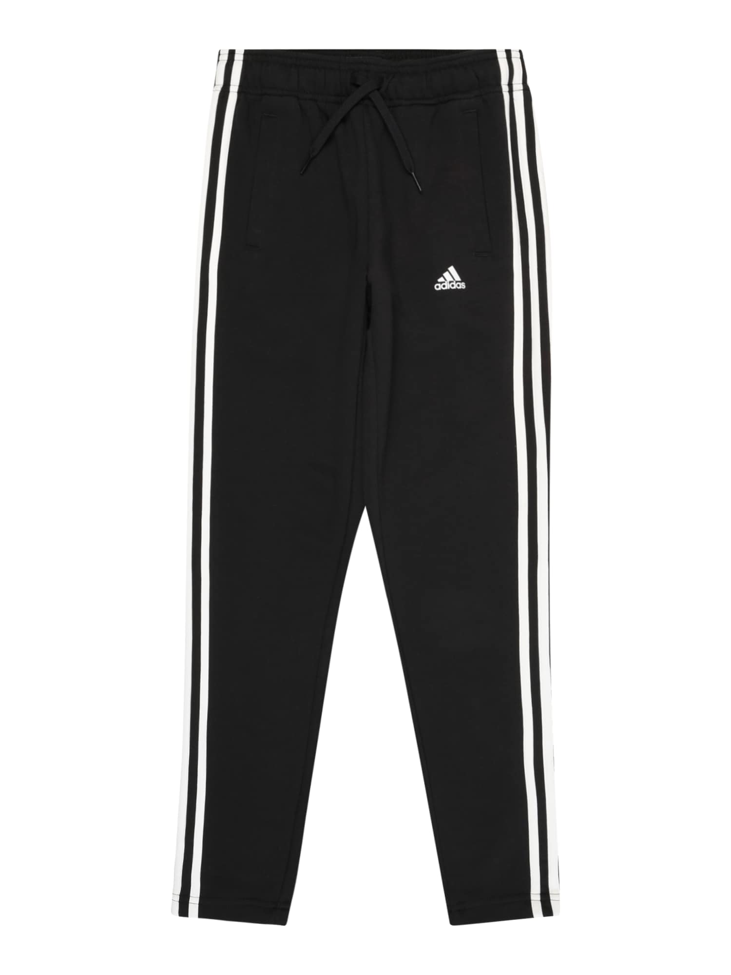 ADIDAS SPORTSWEAR Športne hlače 'Essentials 3-Stripes'  črna / bela
