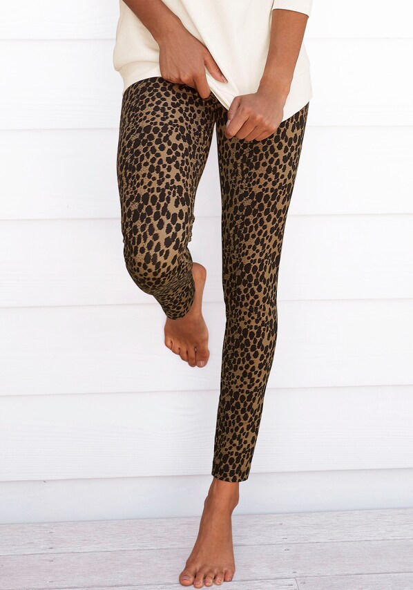 BUFFALO, Leggings, barna, 7 kép a 7 közül